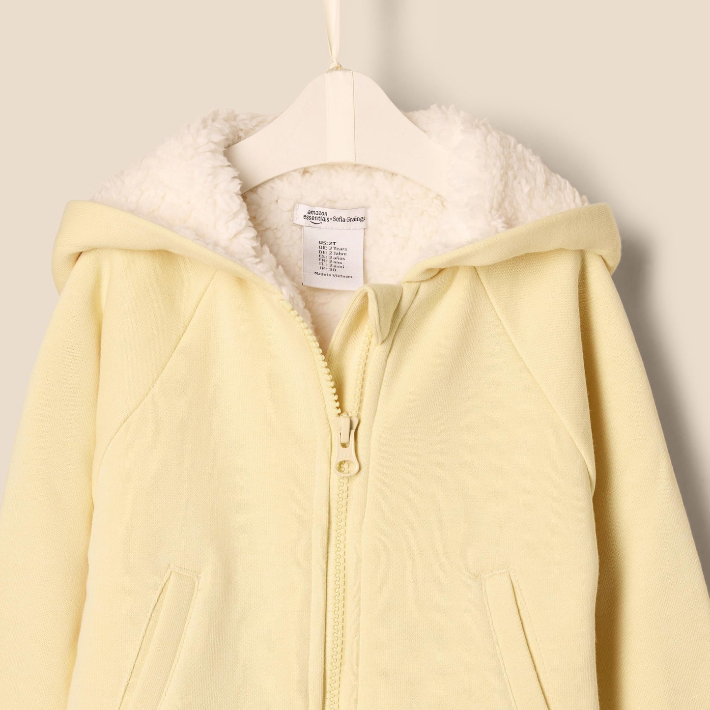Essentials x Sofia Grainge Unisex Baby and Kids Zip-Up Hoodie