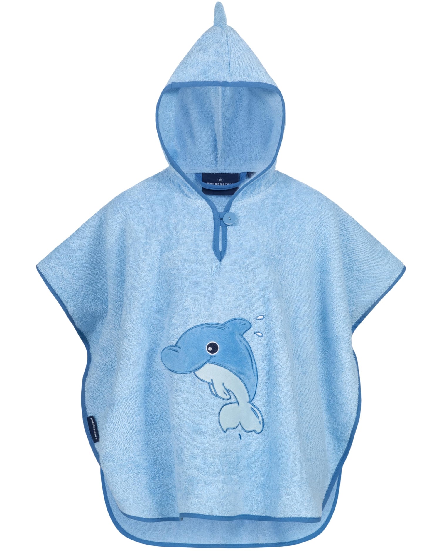 Morgenstern Bath Poncho Children's Baby Girls Boys 100% Cotton Oeko-Tex Baby Bath Towel Hooded Towel Bathrobe Terry Cloth
