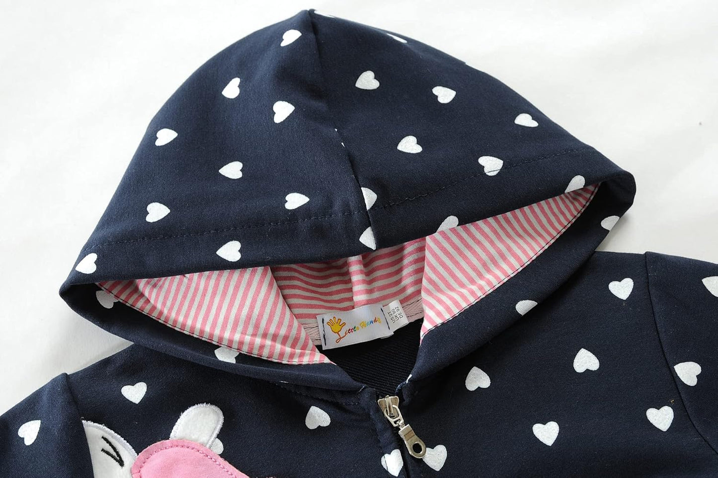 EULLA Children's Girls' Zip Up Hoodie Sweat Jacket Hooded Jacket Hooded Jacket Hoodie Long Sleeve Cotton Unicorn Pullover Hoodie Sweatshirt with Zip 92 98 104 110 116 122