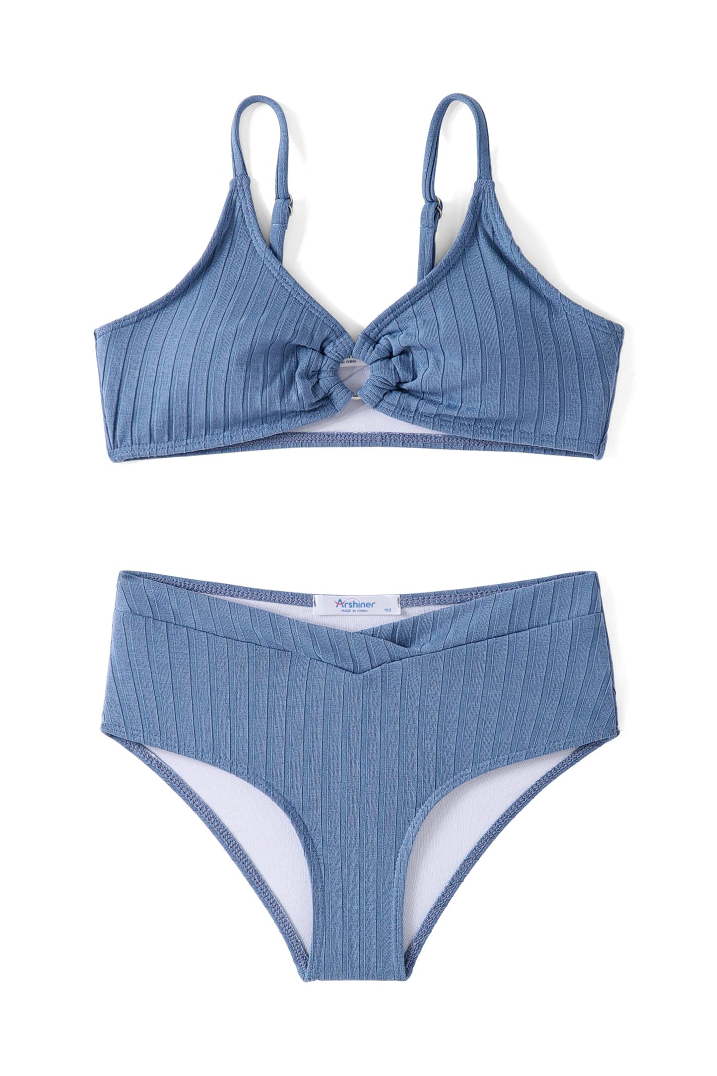 Arshiner Mädchen Bikini-Set Sommer Kinder Badeanzuge Zweiteiliger Mode Tankini Hautfreundlich Atmungsaktiv Bikinis für Mädchen 5-14 Jahre