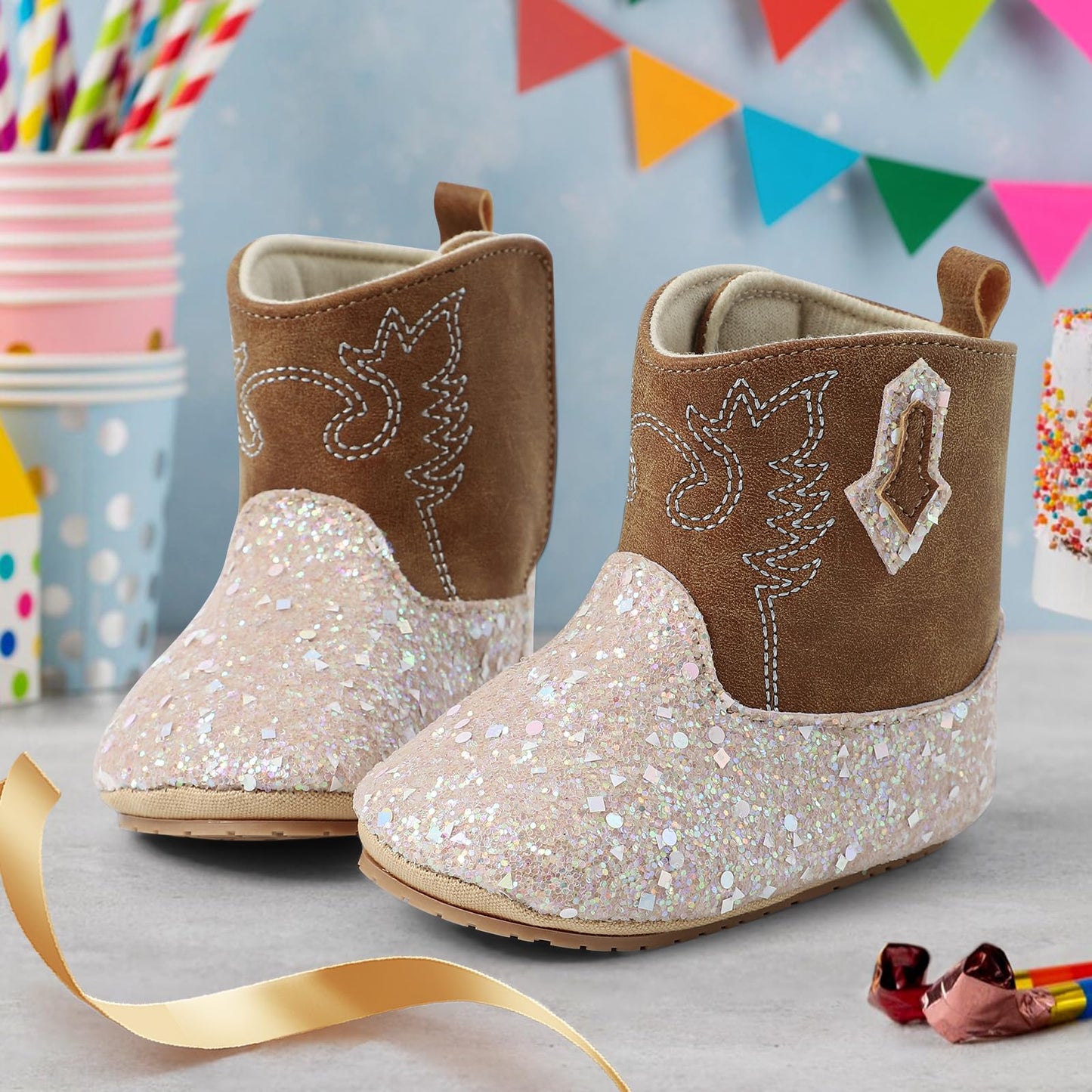 LACOFIA Baby Boys Girls Winter Boots Non-Slip Baby Winter First Walking Shoes Wellington Boots, Aa