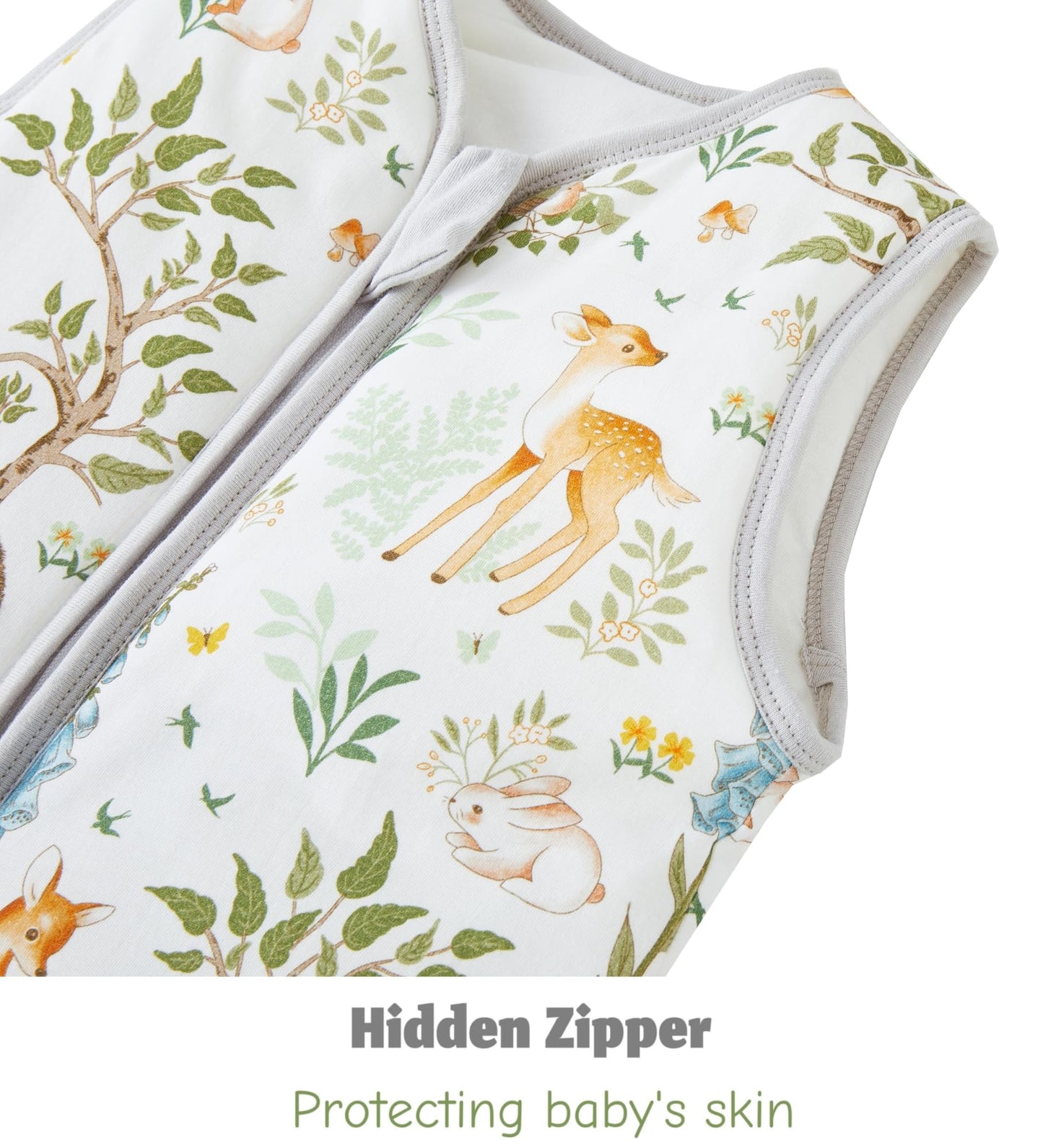 Chilsuessy Baby Sleeping Bag with Legs, 2.5 Tog All-Season Sleeping Bag (CPC Certification) for Infants, Children, Dinosaur Park, 80 cm, Baby Height 90–100 cm