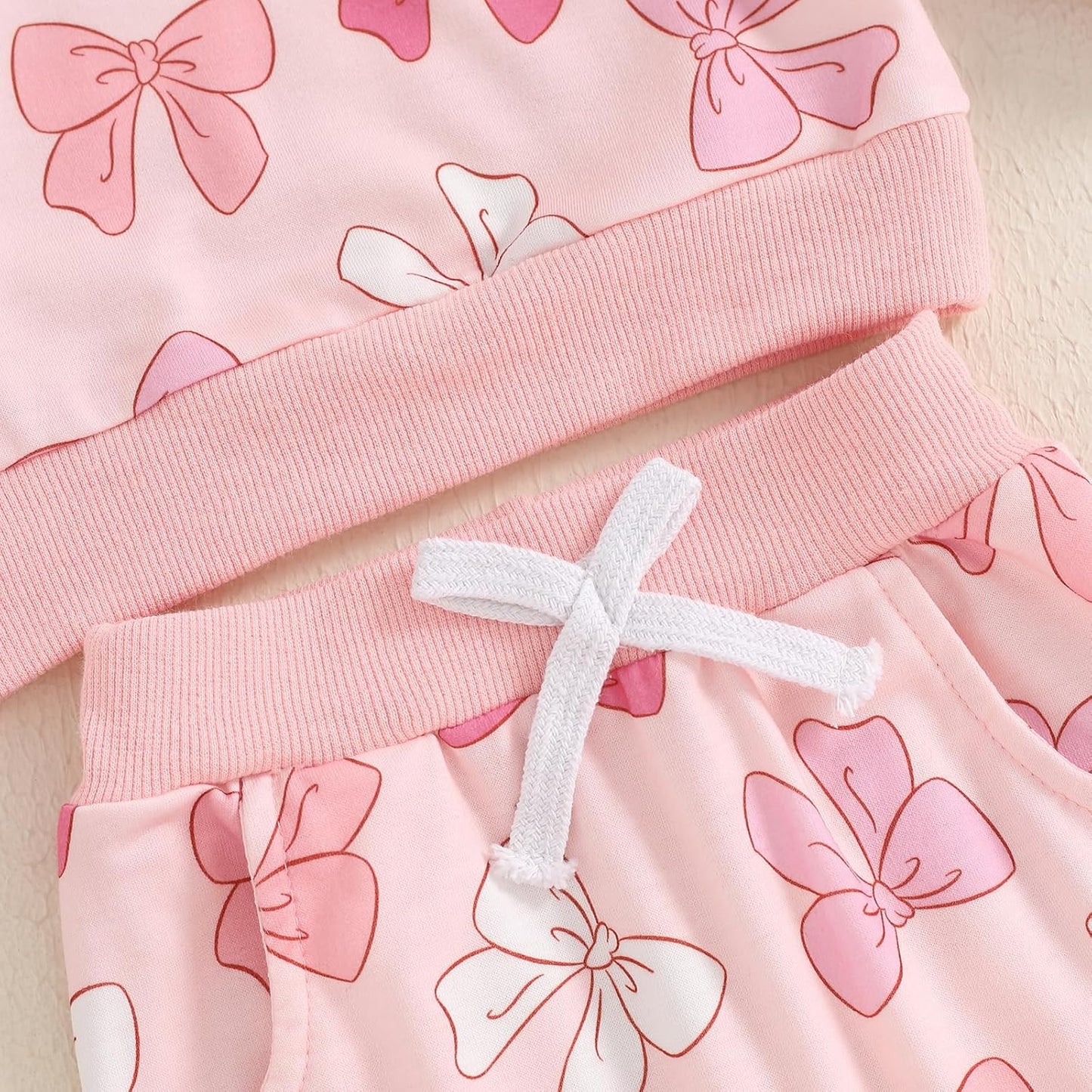 Süßes Baby-Mädchen-Kleidung, langärmelig, bedruckt, Sweatshirt, Oberteil und Hose, Set für Kleinkinder, Mädchen, Herbst-Outfits
