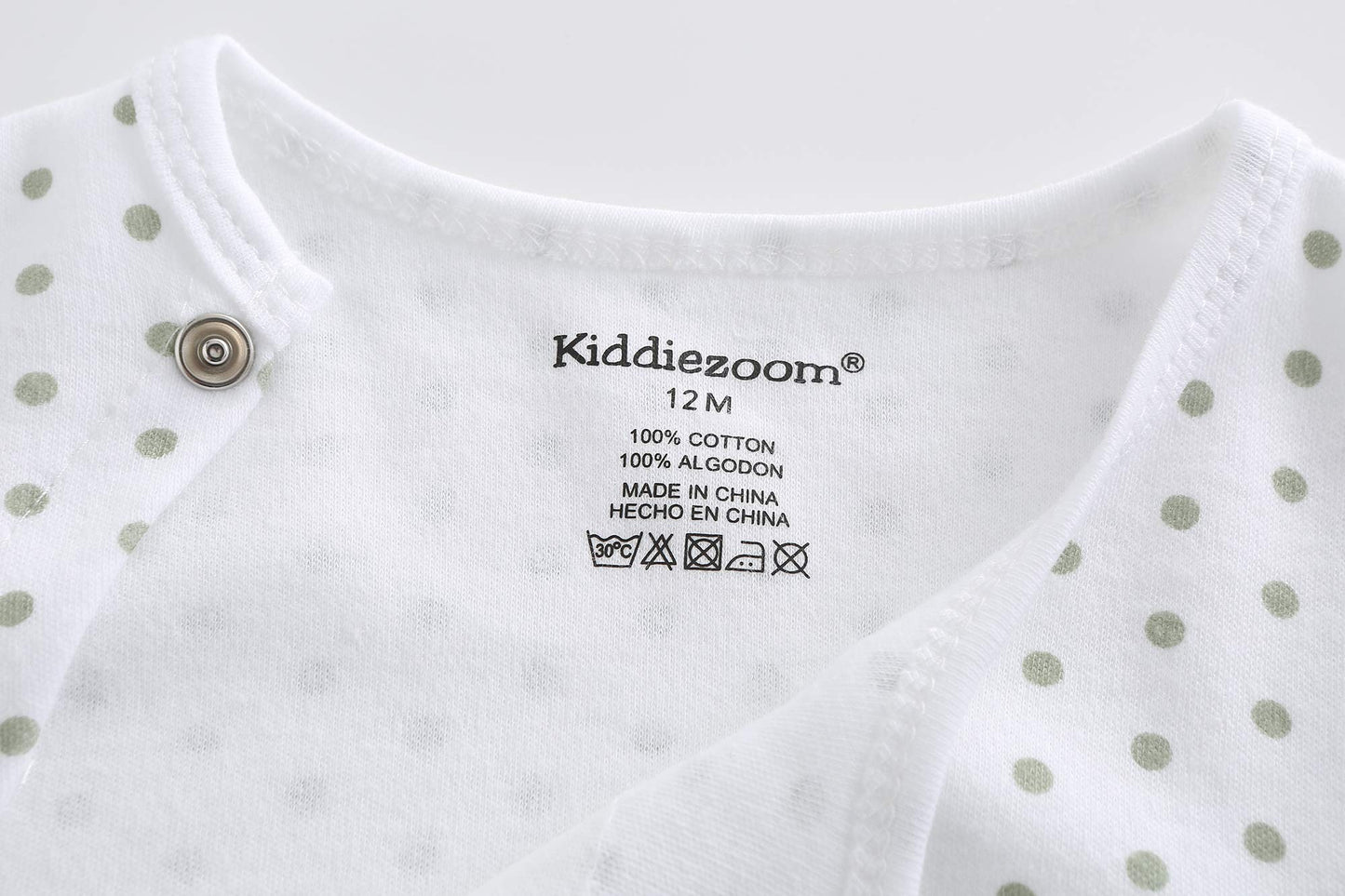 Kiddiezoom Baby-Jungen Mädchen Schlafstrampler, 3er Pack