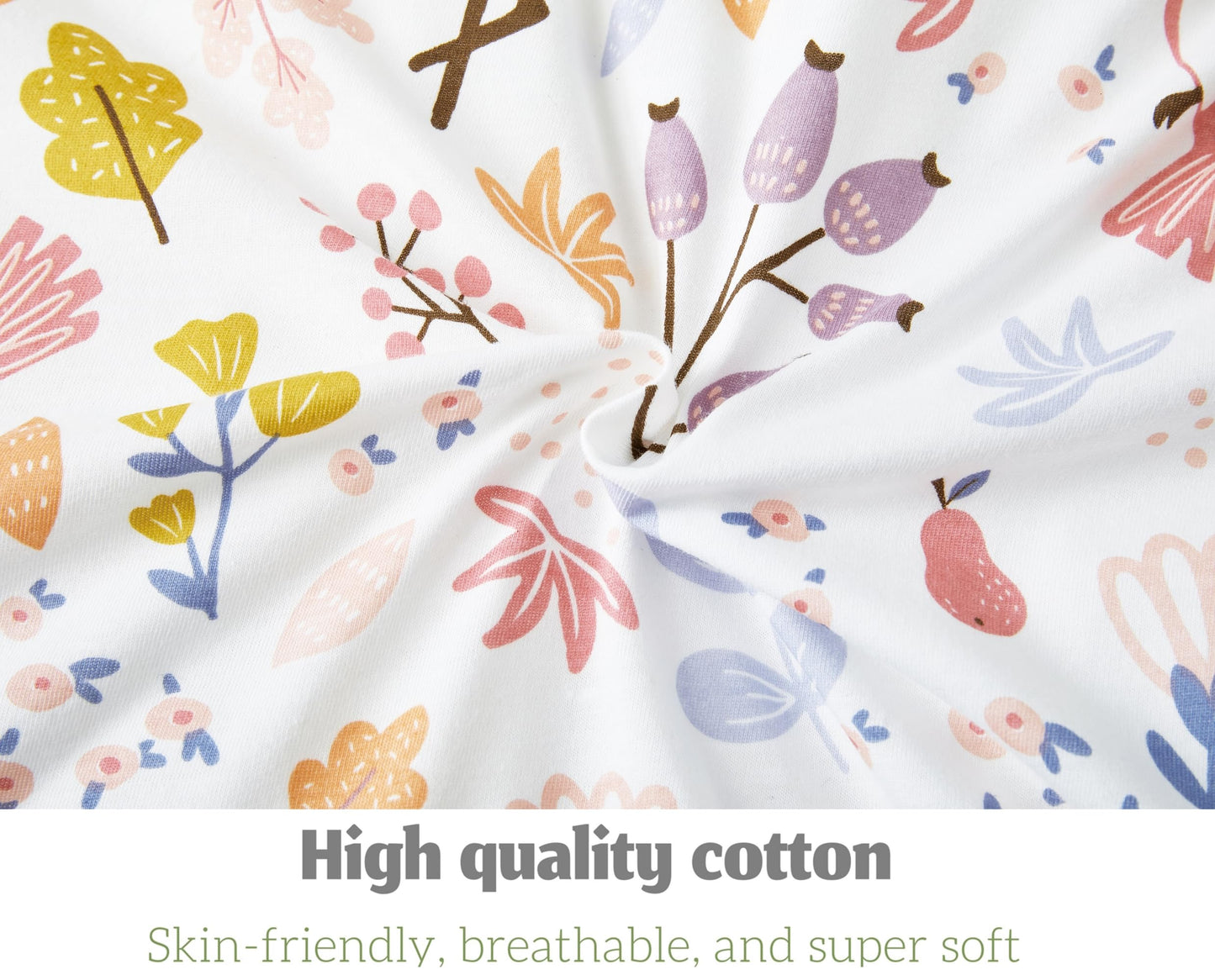 Chilsuessy Baby Sleeping Bag Winter with Removable Long Sleeve Organic Cotton Baby Sleeping Bag Small Children All-Year Sleeping Bag Pyjamas for Boys and Girls, Crown/2.5 Tog, 75-90 cm