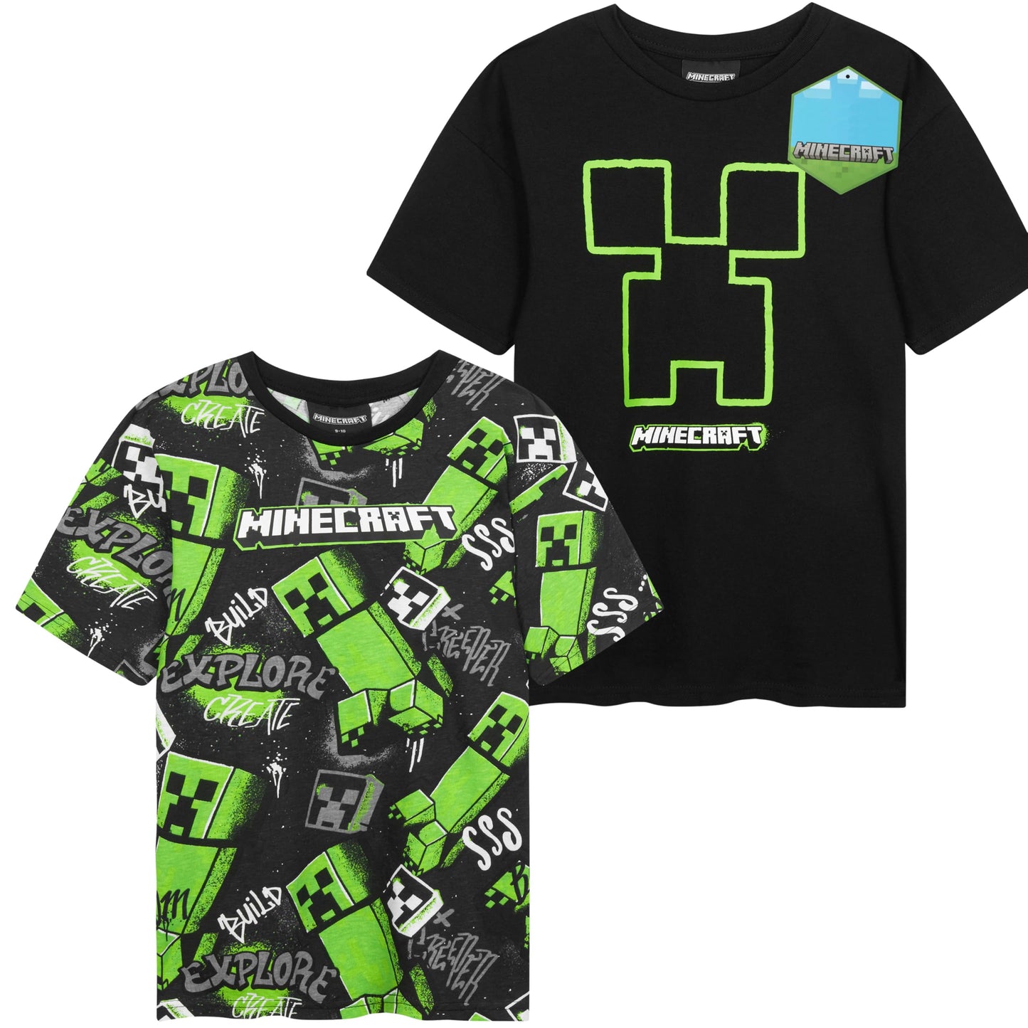 Get Trend T-Shirts für Jungen Teenager Einzeln oder im 2er Pack Weich Tshirt Kurzarm Gamer T Shirt Kinder Geschenk