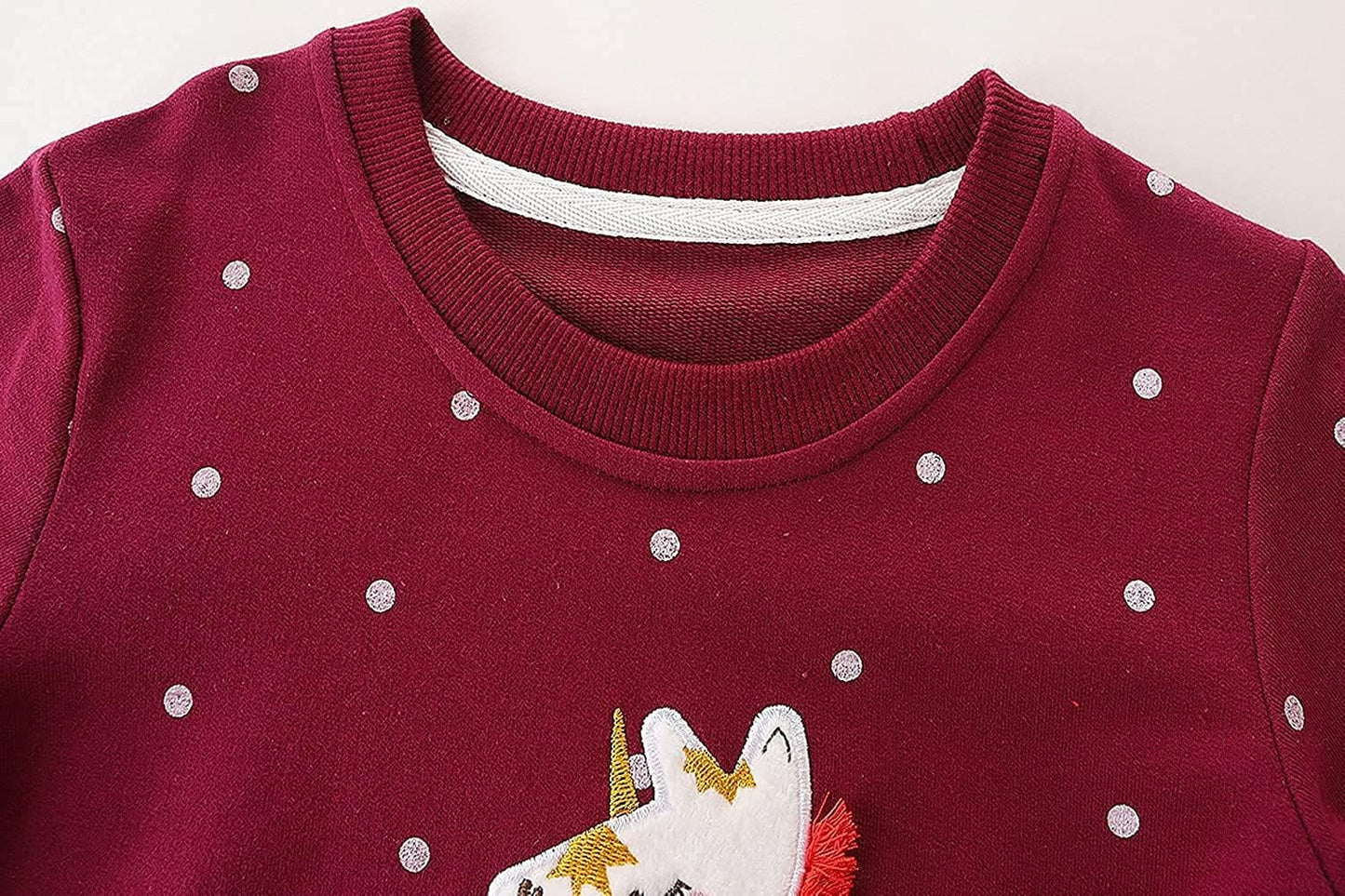 Mädchen Pullover für Kinder Langarmshirt Baumwolle Sweatshirt Winter Kleidung Langarm Tops 1-7 Jahre