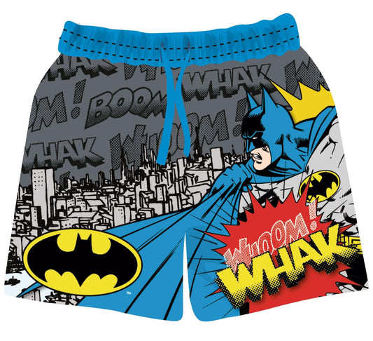Paw Patrol/Batman Jungen Badehose Badeshorts Schwimmhose mit Elastischer Bund und EIN Netzfutter, Fast trocken Badeboxer Kinder