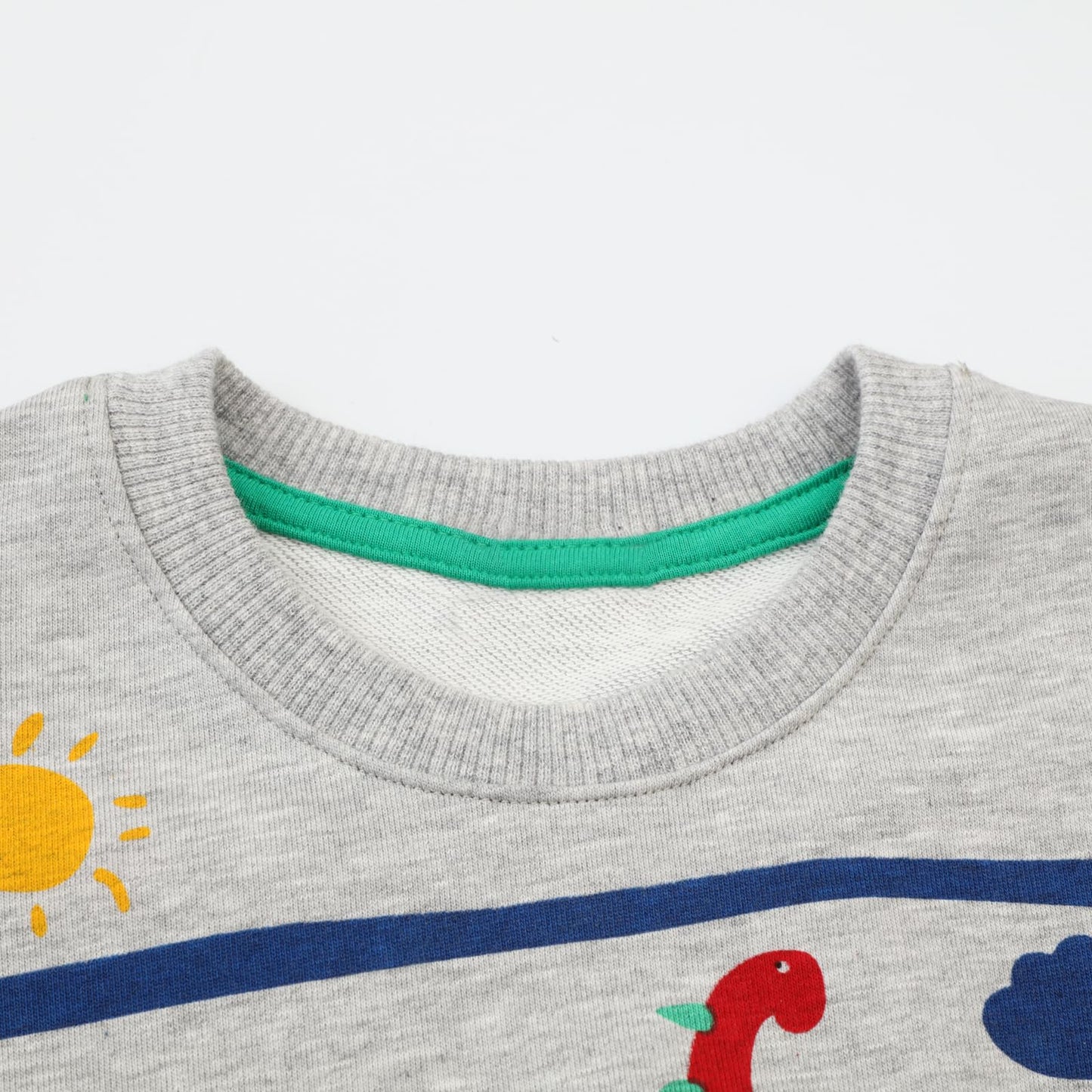 Dinopjs Children's Boys Pullover Sweatshirt Cute Long Sleeve Cotton Dinosaur Cartoon Jurassic Planets Digger Crane Dump Truck Tractor Winter & Spring Christmas Warm Tops 2-7 Years