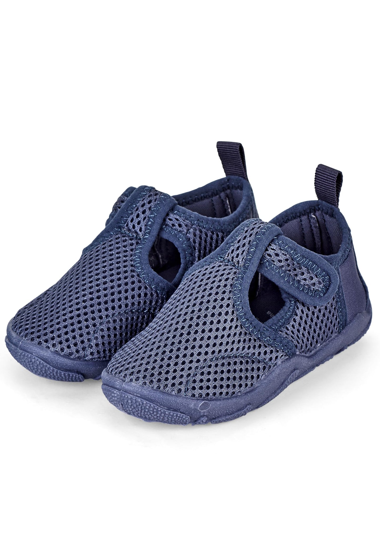 Sterntaler Badeschuhe Uni - Baby Aquaschuhe schnelltrocknend - Unisex Schwimmschuhe aus luftigem Mesh mit Klettverschluss Bequeme Strand Slipper