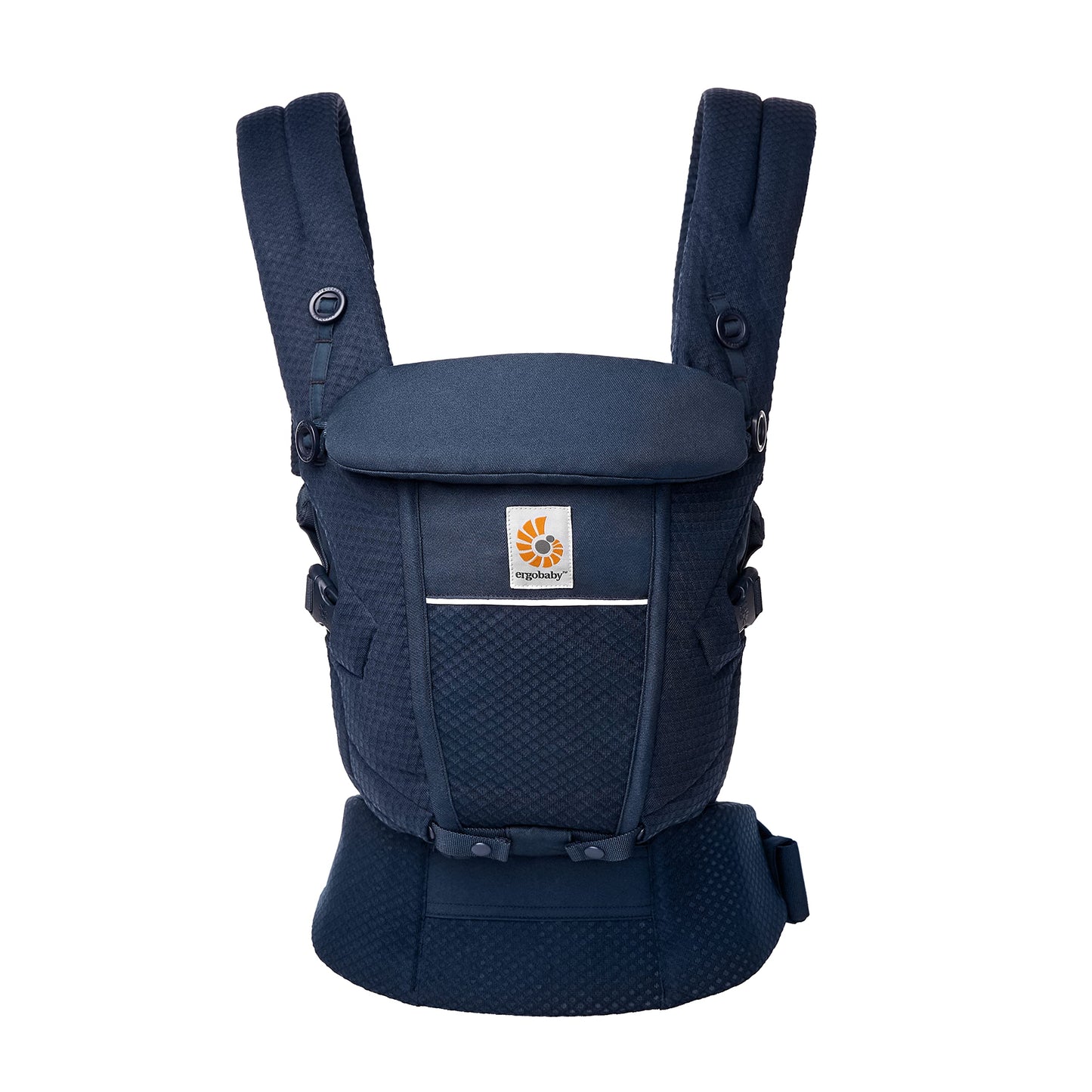 Ergobaby Adapt Babytrage für Neugeborene ab Geburt, 3-Positionen SoftFlex Mesh Ergonomische Babybauchtrage Rückentrage Baby-Tragetasche, Natural Beige, 1 Einheit