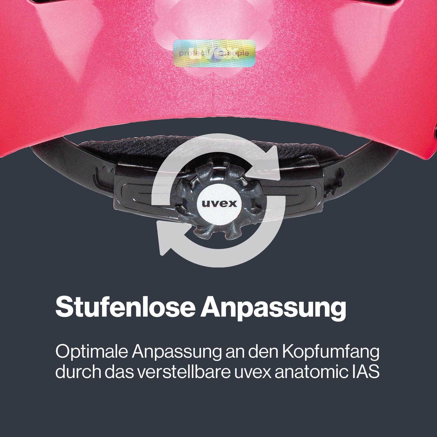 uvex Kid 3 - robuster Fahrradhelm für Kinder - individuelle Größenanpassung - waschbare Innenausstattung