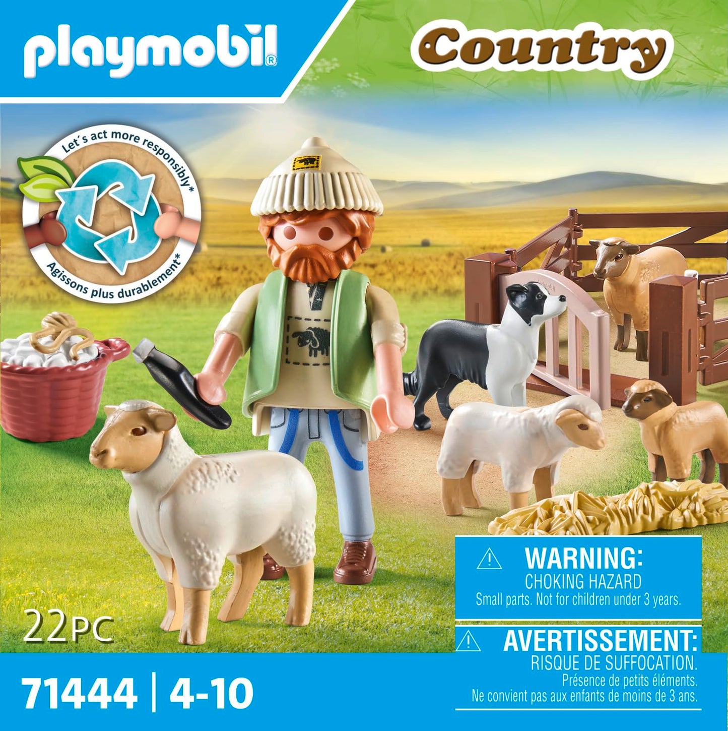 PLAYMOBIL | Country | Tierarzteinsatz bei den Eseln |Spielzeug für Kinder ab 4 Jahren | 71471