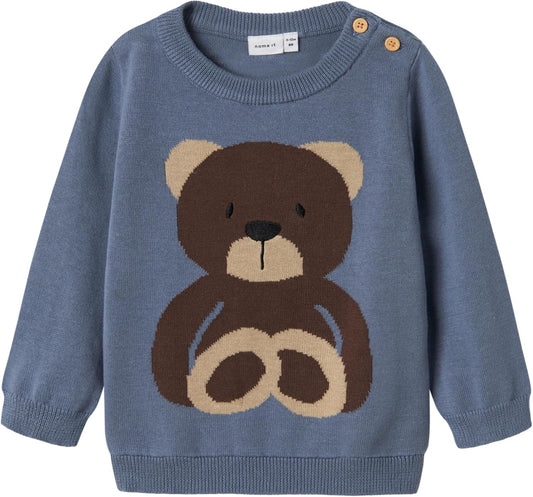 NAME IT Baby-Jungen Nbmrosol Ls Knit Strickullover