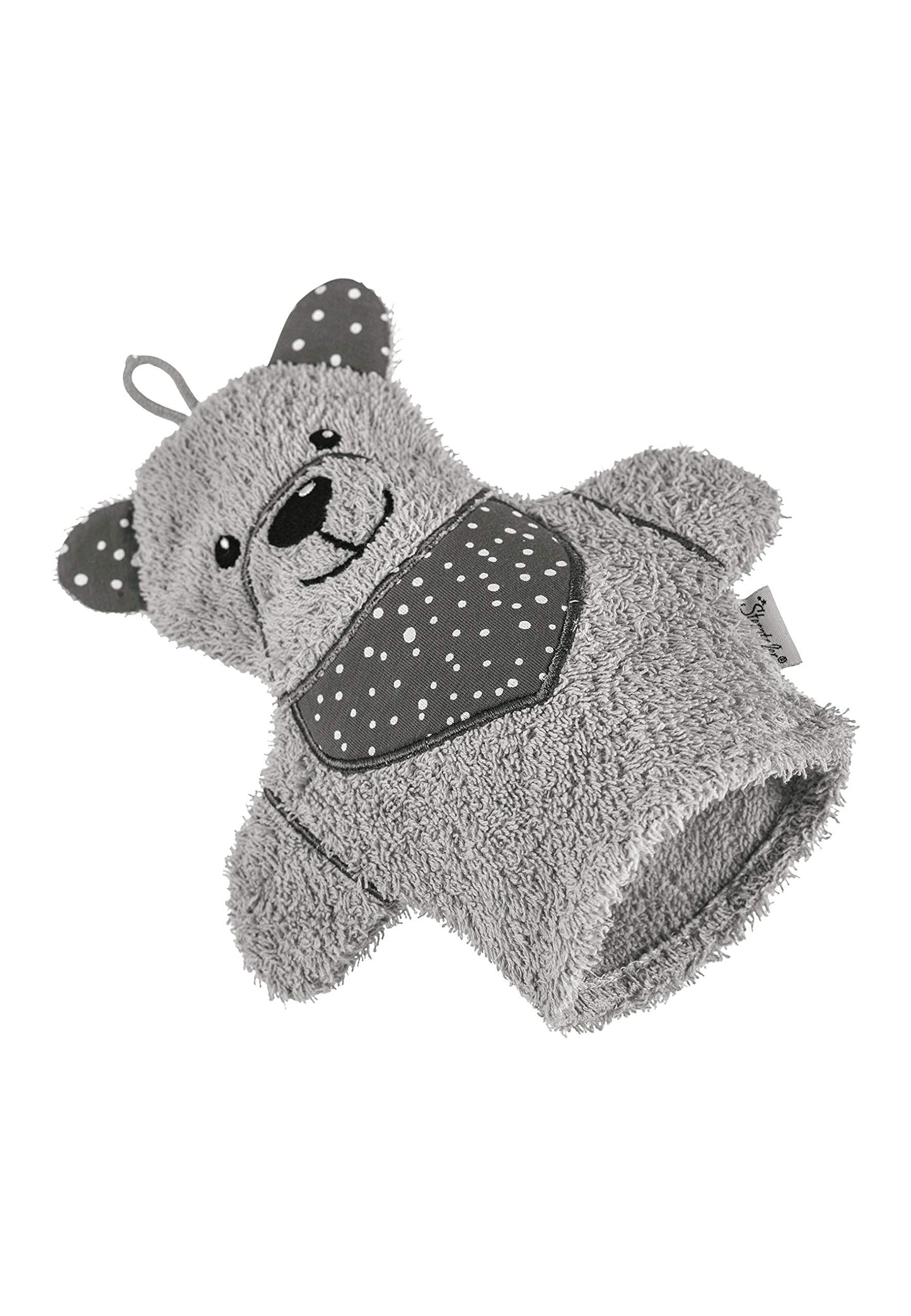 Sterntaler Spiel-Waschhandschuh Bär Ben, Größe: 22 x 24 cm, Mittelgrün
