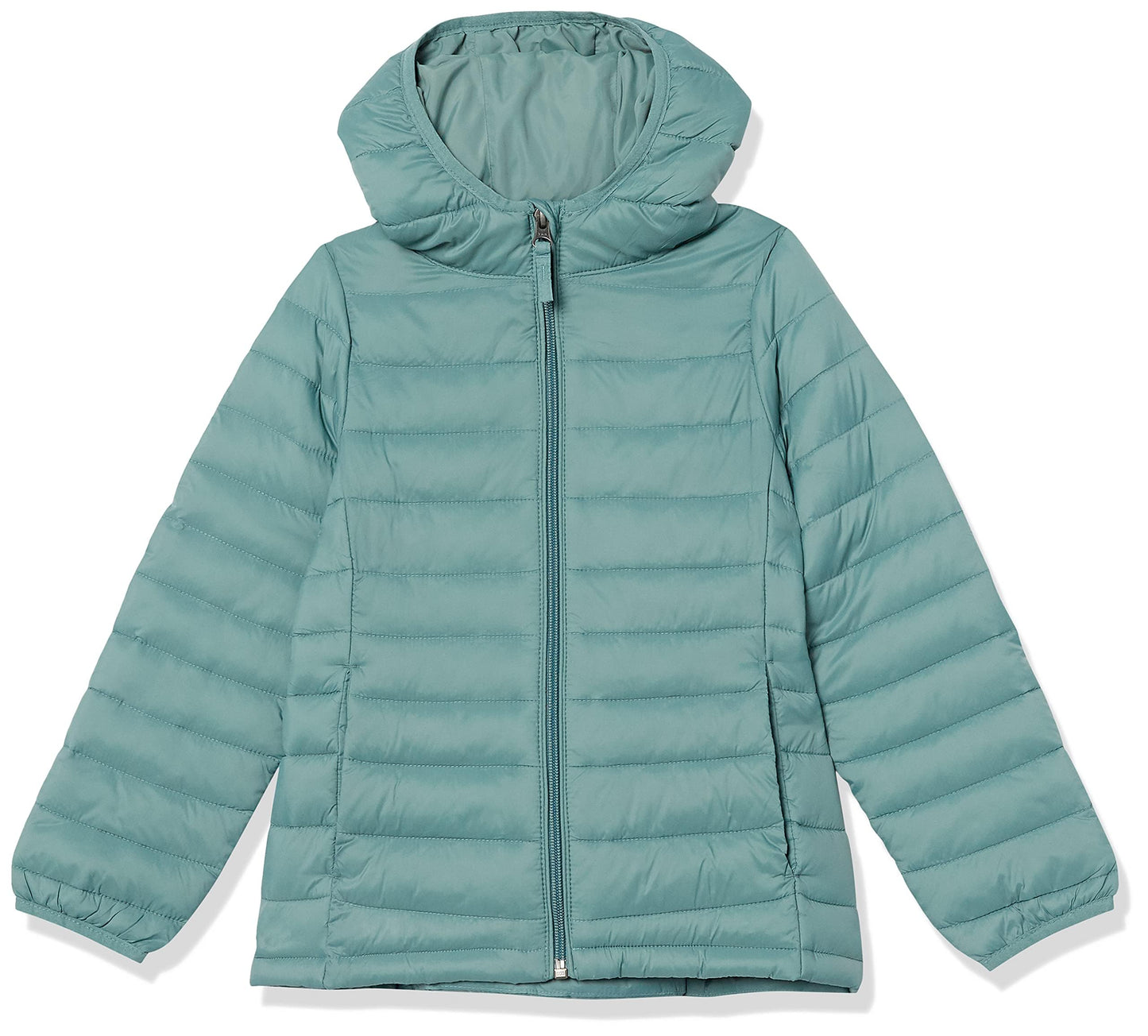 Amazon Essentials Mädchen Leichte, Wasserabweisende, verstaubare Kapuzenjacke