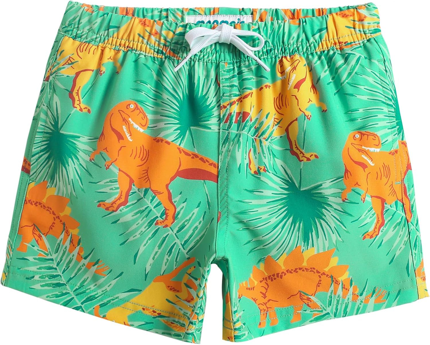 MaaMgic Jungens 4 Way Stretch Badehosen Schnelltrocknend Badeshorts mit Mesh-Futter Taschen und Verstellbarem Tunnelzug MEHRWEG