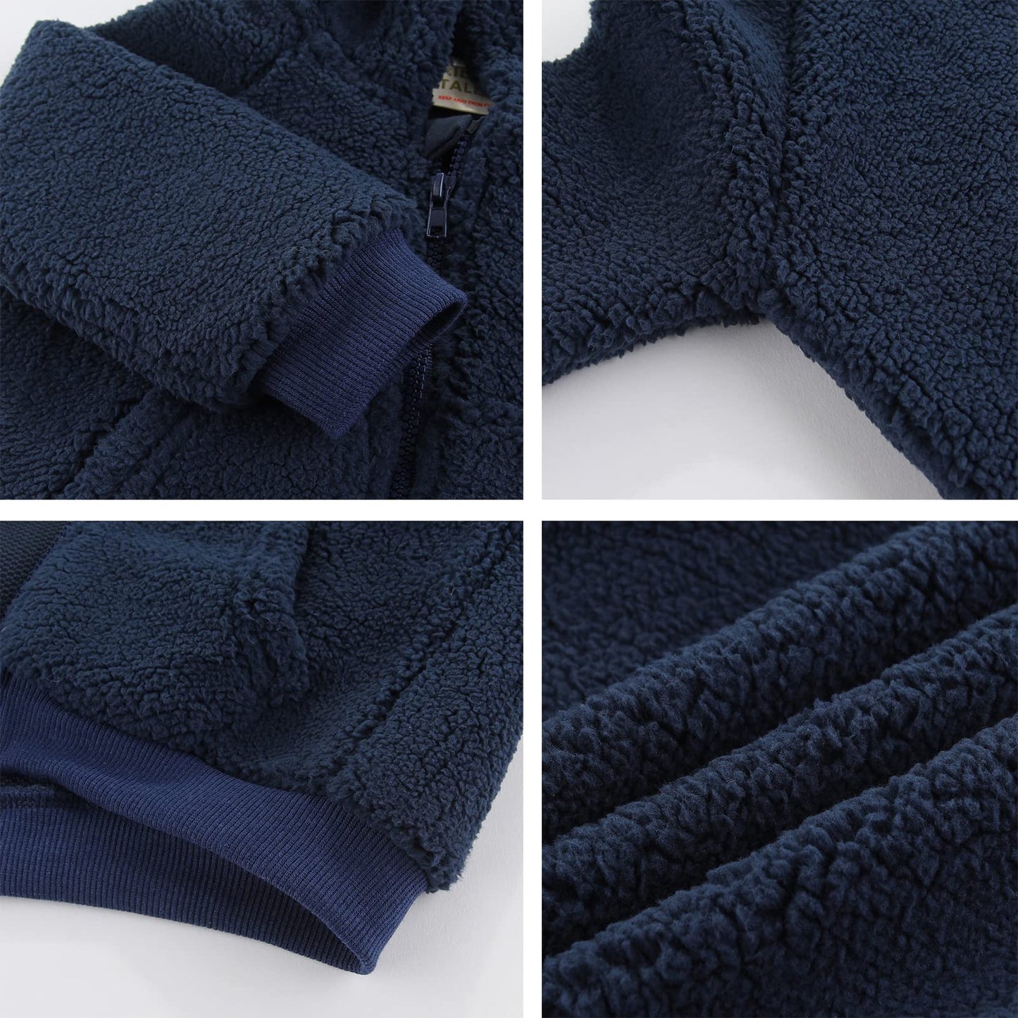 Gajaous Newborn Baby Girls Boys Fleece Hooded Jacket Zip Bear Coat Warm Winter Outwear