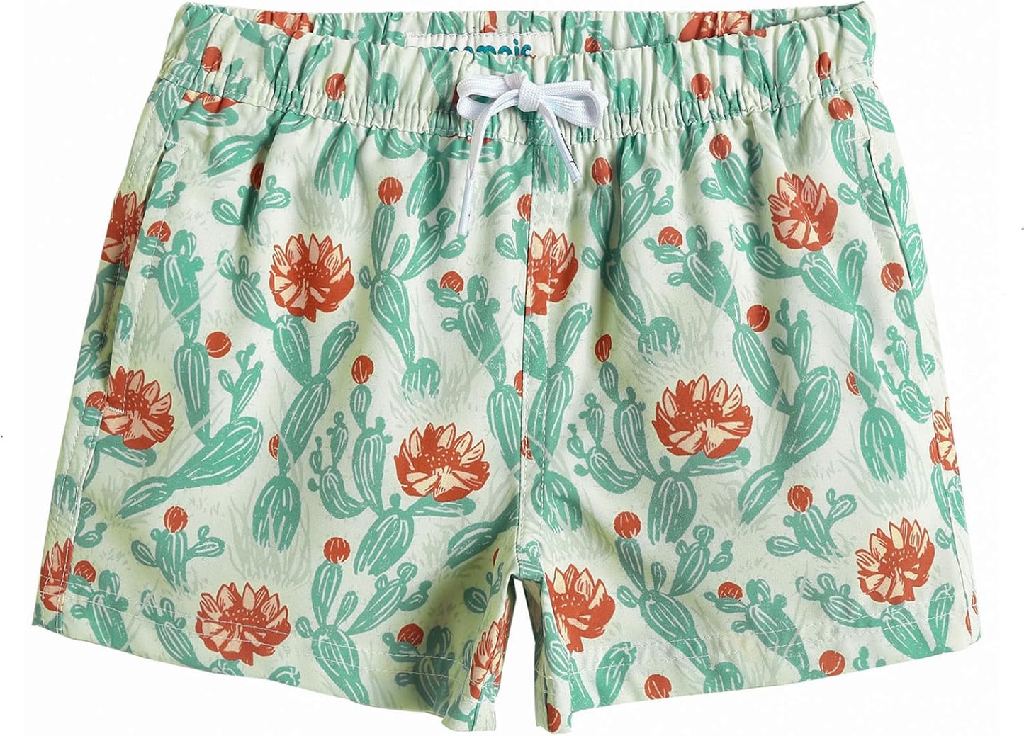 MaaMgic Jungens 4 Way Stretch Badehosen Schnelltrocknend Badeshorts mit Mesh-Futter Taschen und Verstellbarem Tunnelzug MEHRWEG