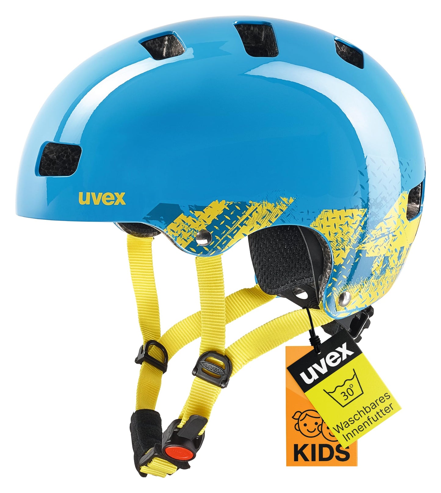 uvex Kid 3 - robust bicycle helmet for children - individual size adjustment - washable interior