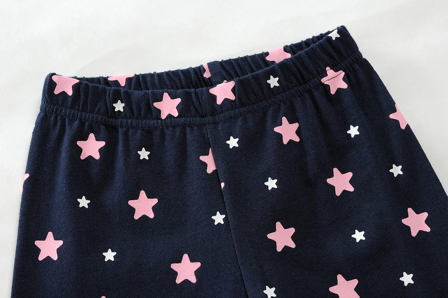 EULLA Kinder Mädchen Schlafanzüge Langarm Baumwolle Winter Pyjama Set Einhorn Prinzessin Dino Hase Eule Zweiteilig Nachtwäsche 1-10 Jahre 92 98 104 110 116 122 128 134 140