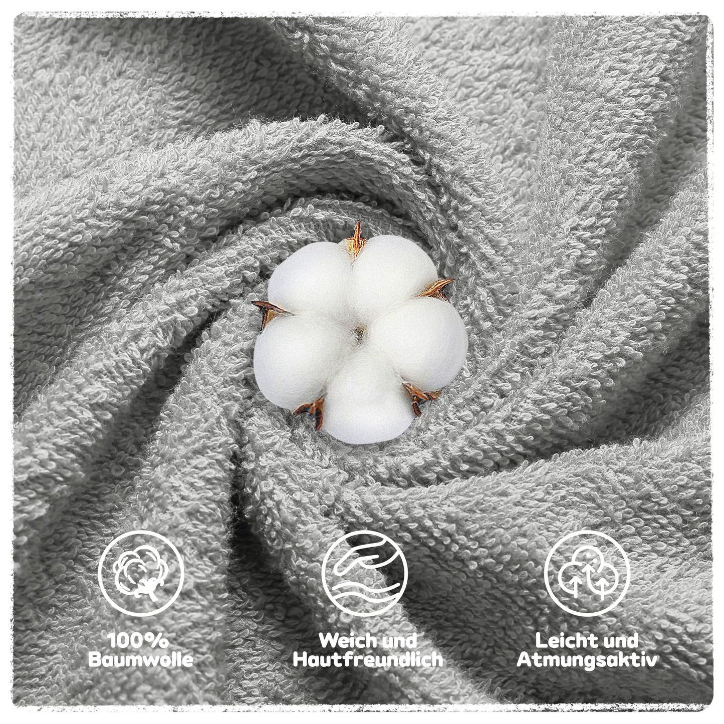 Yosemy Kapuzenhandtuch Baby - Oeko TEX - Baby Handtuch Kapuze 100% Baumwolle Badeponcho Kinder Babyhandtuch mit Kapuze Weich & Super Saugfähig 0-3 Jahre-Bär