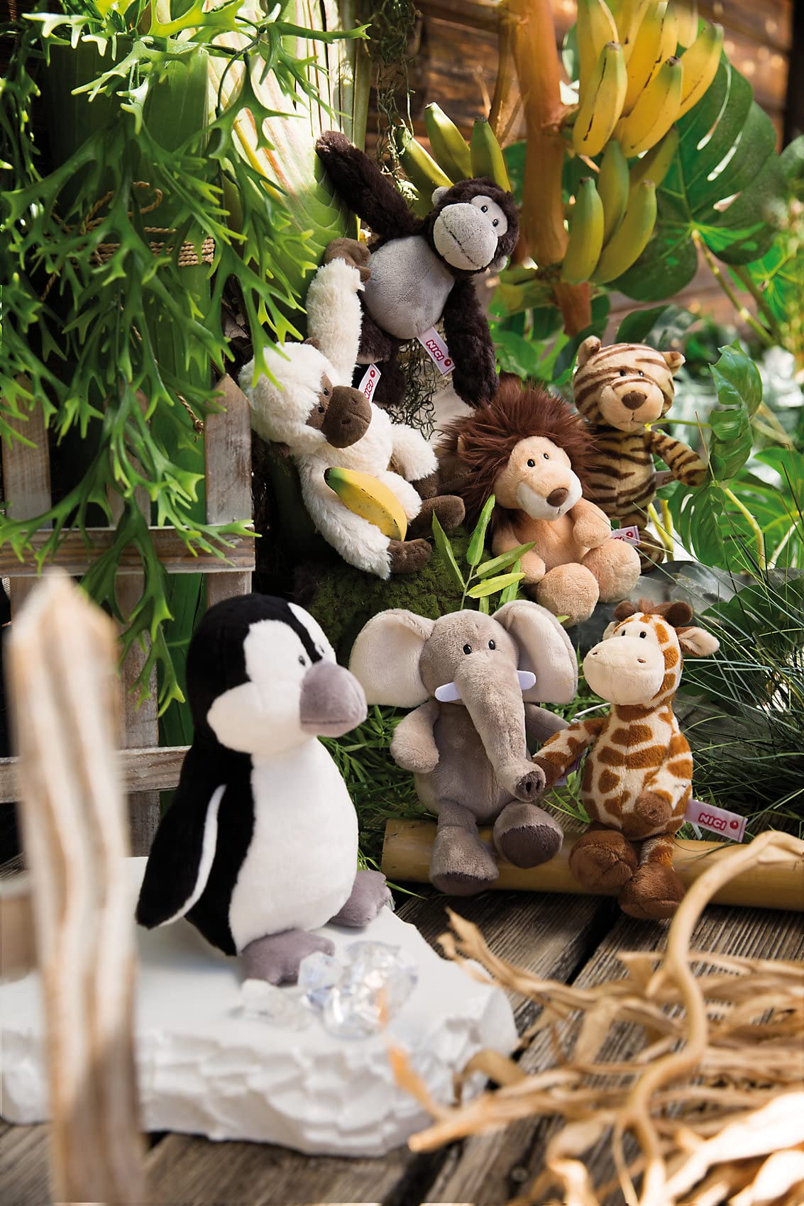 NICI Kuscheltier Giraffe 20cm Zoo Friends