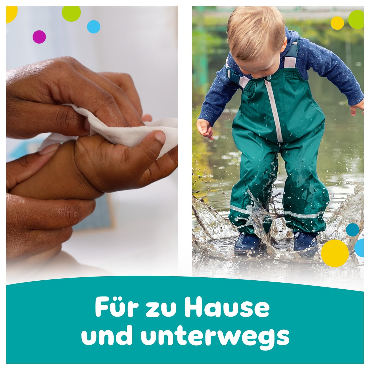 Pampers Fresh Clean Feuchttücher 1 Packungen mit 52 Stück, 624 Feuchttücher, milder Duft, auch für Hände und Gesicht geeignet