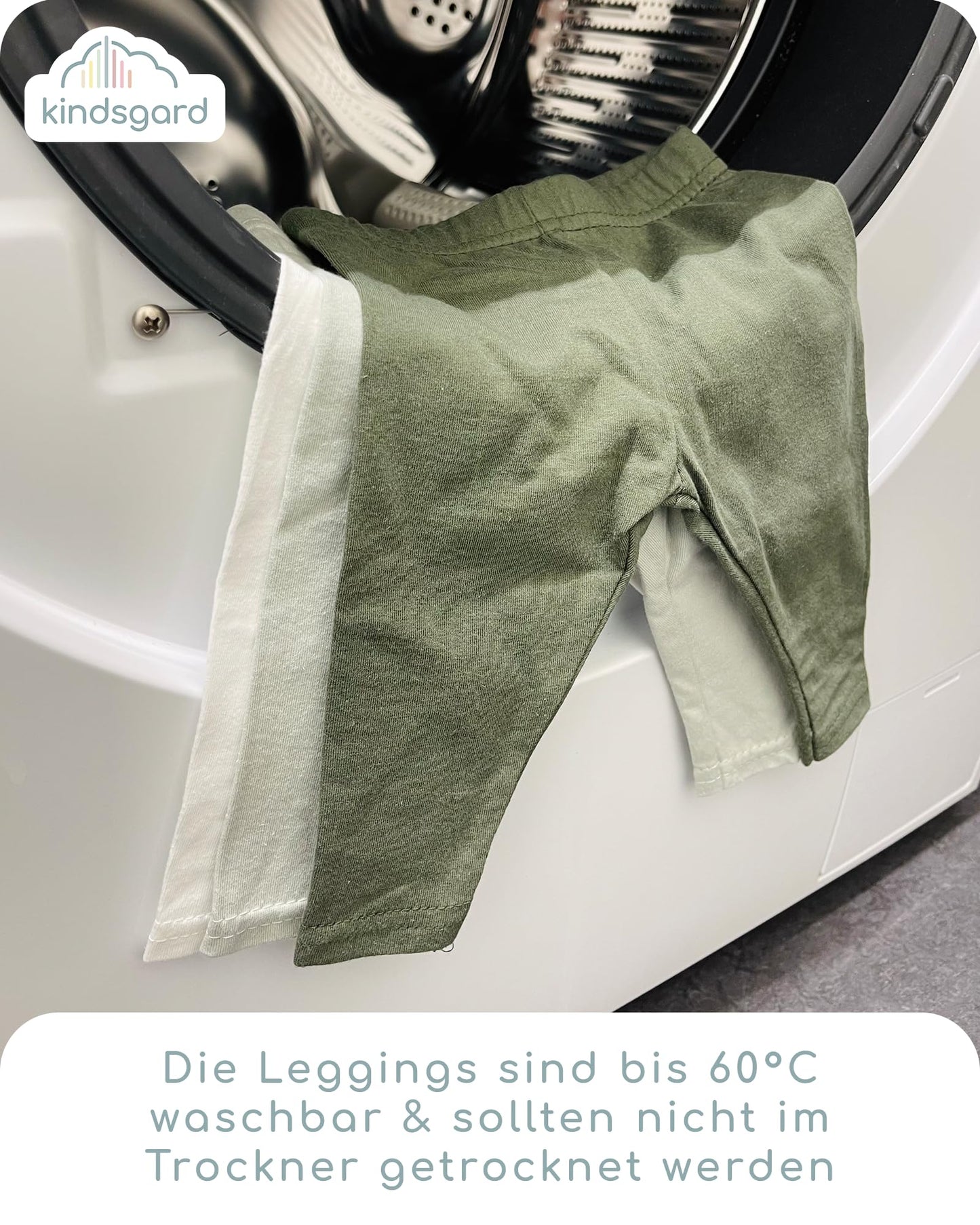 Kindsgard Bensker Leggings Pack of 3 - Baby Leggings - Easy to Put on and Take Off - Certified according to Oeko-Tex Standard