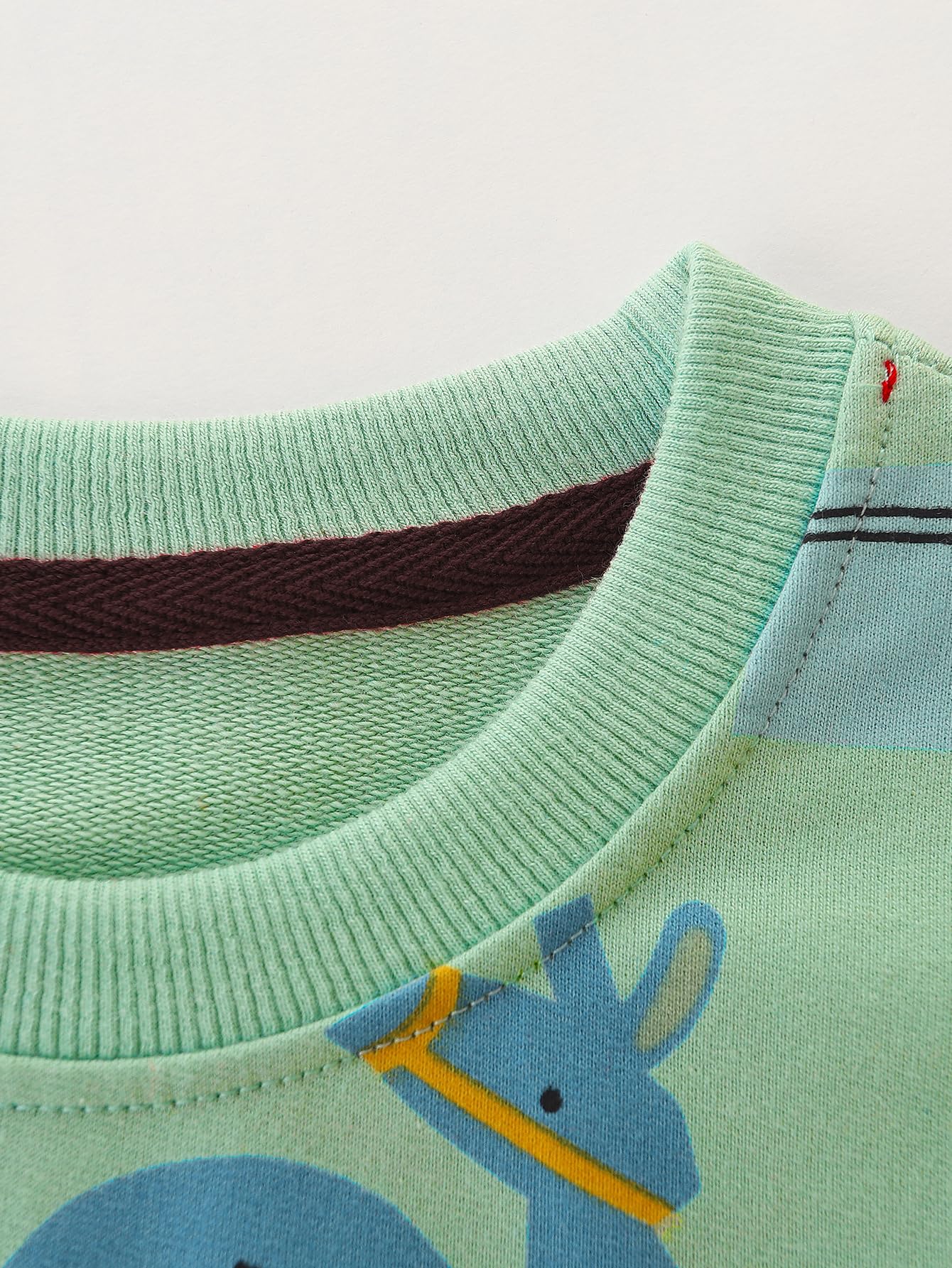 EULLA Children's Boys' Pullover Sweatshirt Long Sleeve Cotton Dinosaur Excavator Tractor Planets Winter Tops 1-7 Years 92 98 104 110 116 122