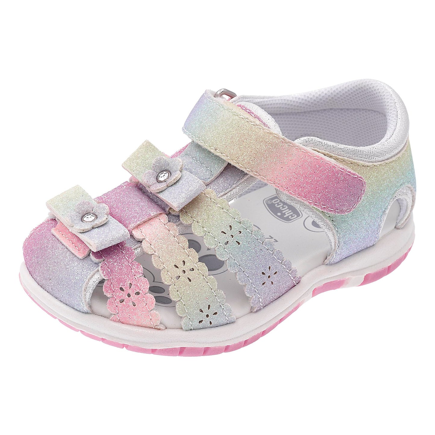 Chicco Mädchen Spinnen Riemen 2 Sandale – Bequeme Babyschuhe für kleine Abenteuer