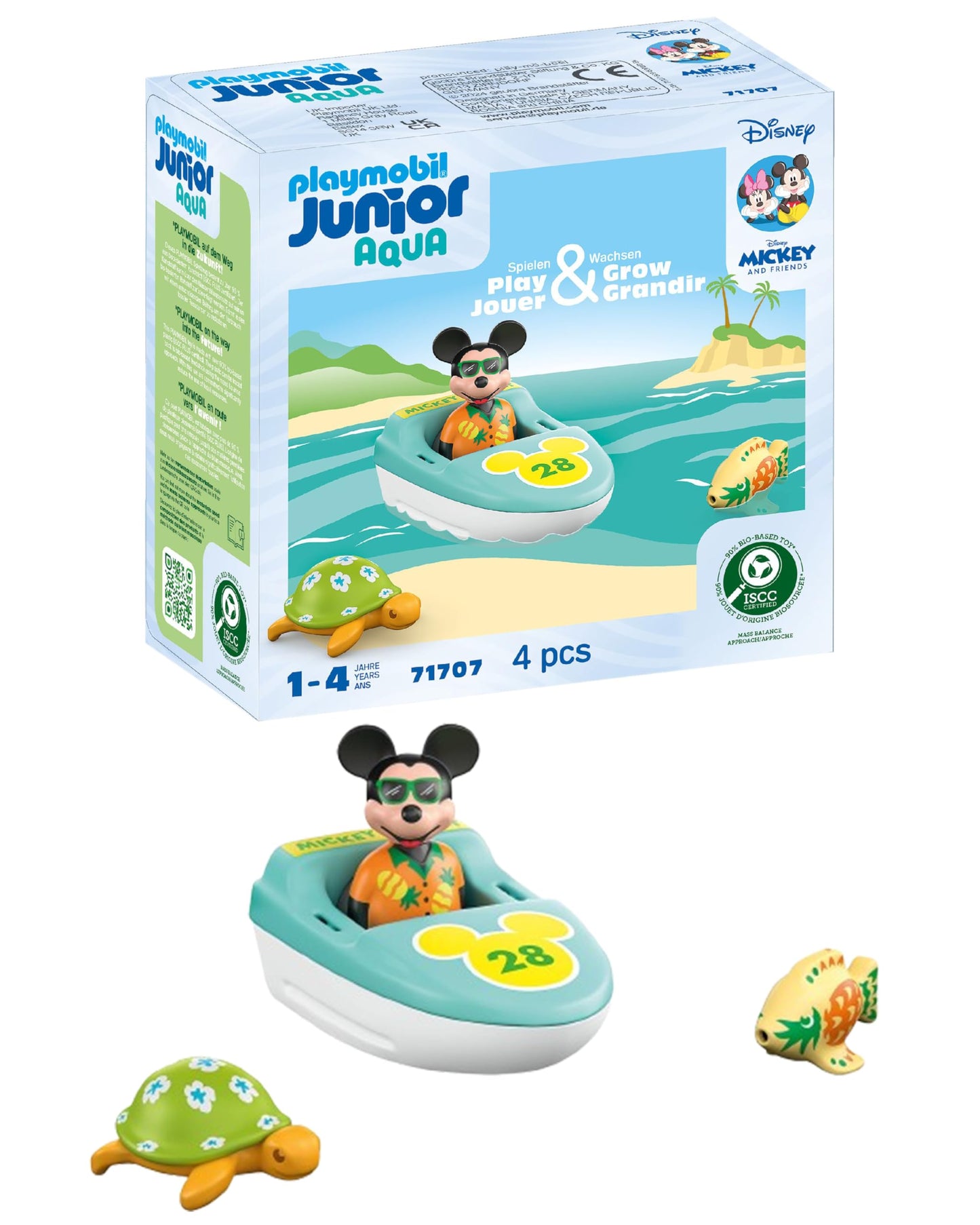 PLAYMOBIL JUNIOR | Disney | Vaianas Katamaran | nachhaltiges Spielzeug aus biobasierten Kunststoffen | für Kinder ab 1 Jahr | 71459