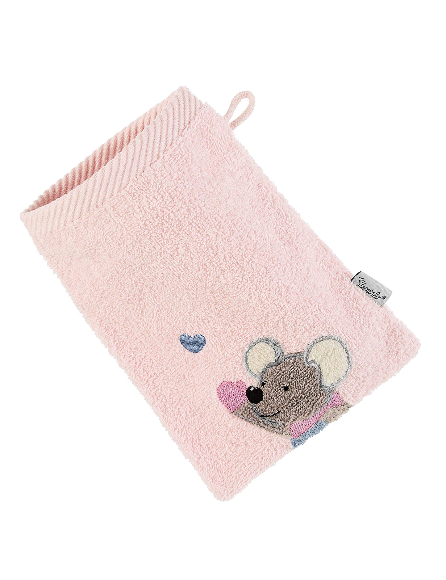 Sterntaler Waschhandschuh Esel Emmi, Größe: 21 x 15 cm, Mittelblau 7202070