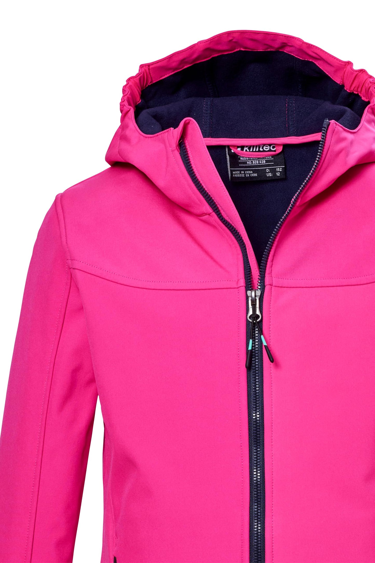 Killtec Mädchen Kos 145 Grls Sftshll Jckt Softshelljacke/Outdoorjacke mit Kapuze