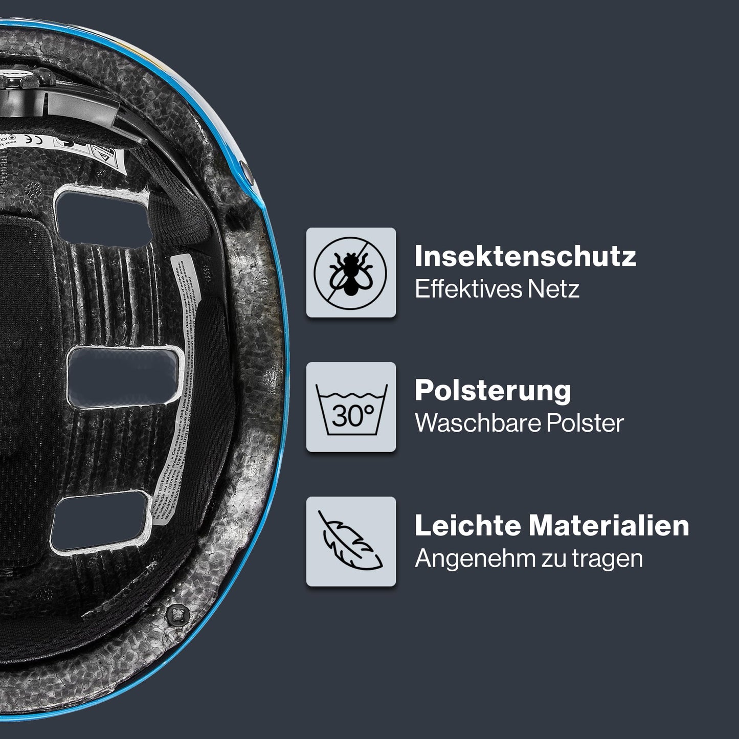 uvex Kid 3 - robuster Fahrradhelm für Kinder - individuelle Größenanpassung - waschbare Innenausstattung