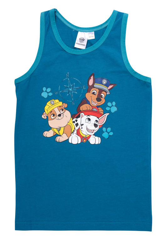 Paw Patrol Vest for Boys - Adventure Children's Tank Top Vest Underwear Blue (Pack of 2)