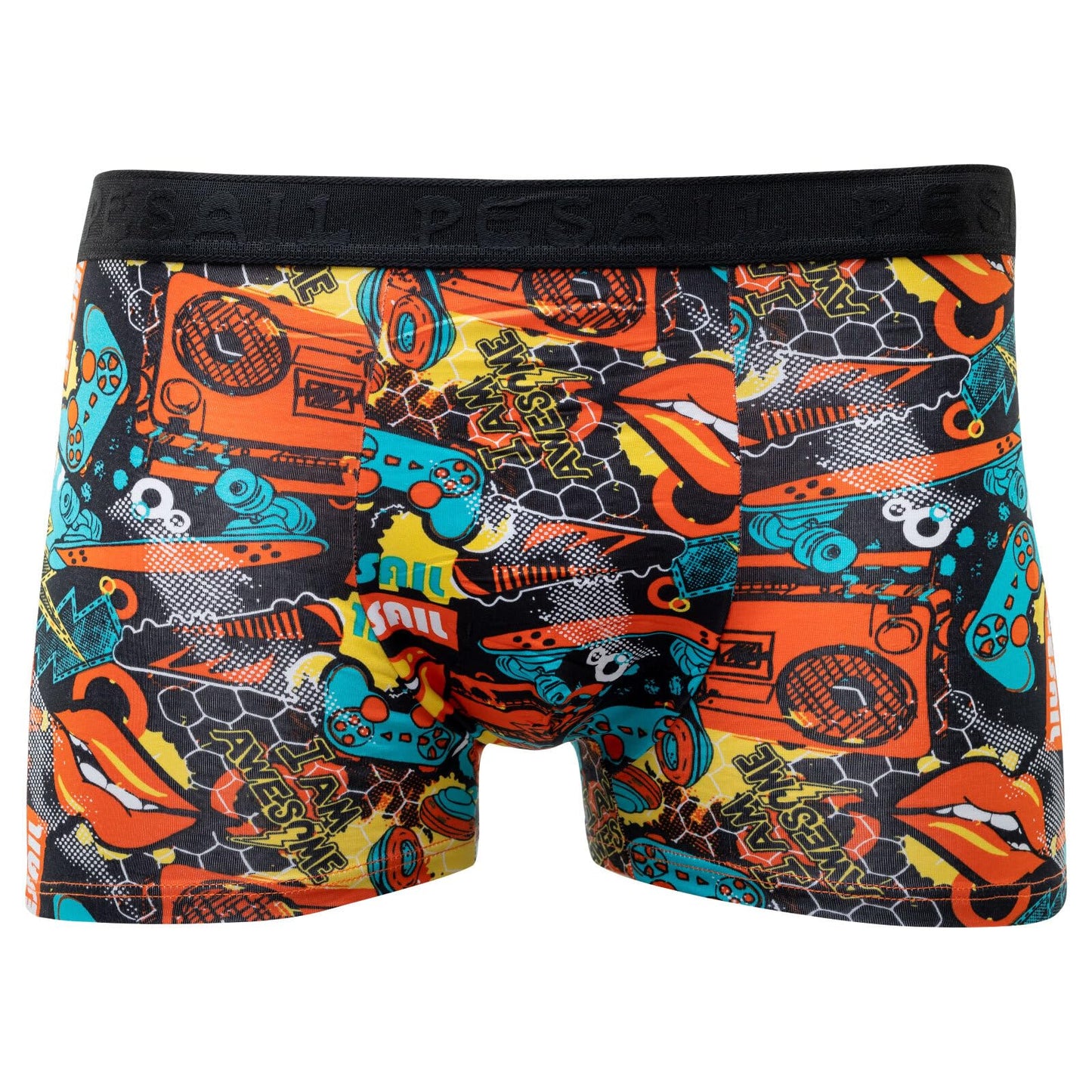 Pesail 5er-10er Pack Jungen Boxershorts aus Modal/Baumwolle Größen 110-176 Unterwäsche Retroshorts Unterhose