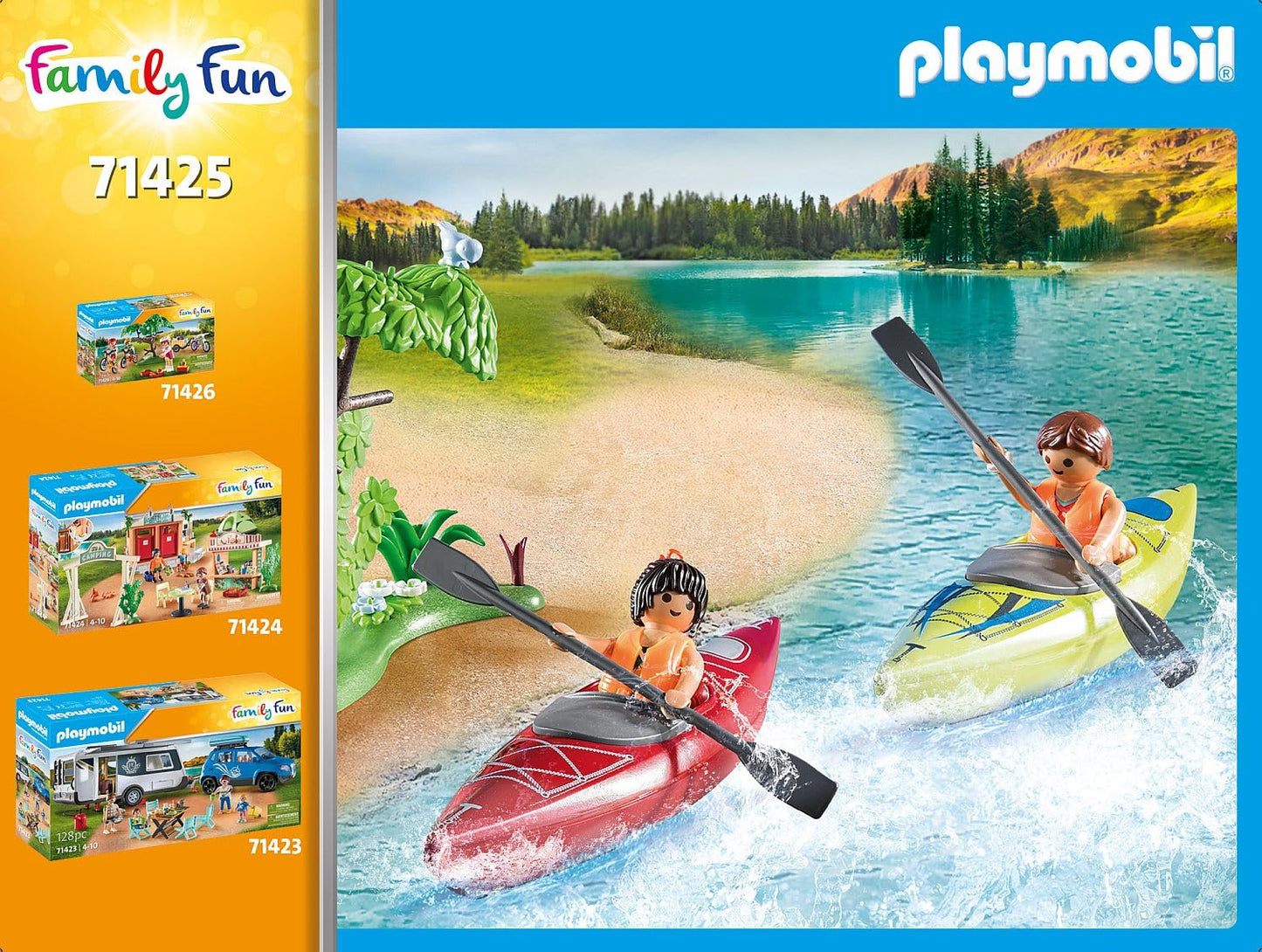 PLAYMOBIL | Family Fun | aufregendes Naturabenteuer am Zeltplatz | Spielzeug für Kinder ab 4 Jahren | 71425