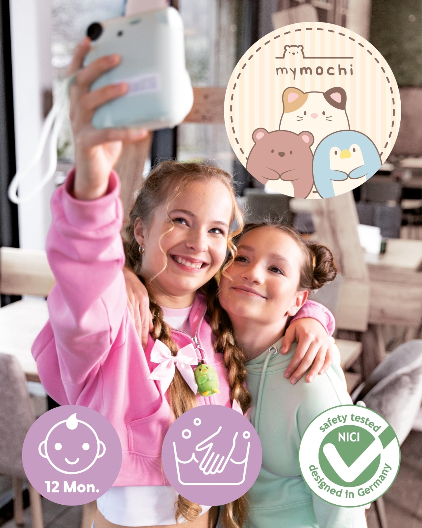 NICI Kuscheltier Küken Tschieps 8cm mit Chilisoße & Hähnchenkeulekostüm in Geschenkbox - gelb - Stofftier aus weichem Plüsch, Plüschtier zum Kuscheln und Spielen, für Kinder & Erwachsene - 61653