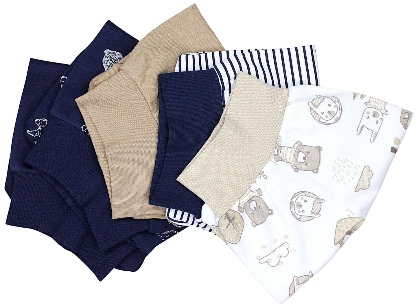 TupTam Baby Strampelhose Jungen Mädchen Hose mit Fuß 5er Pack