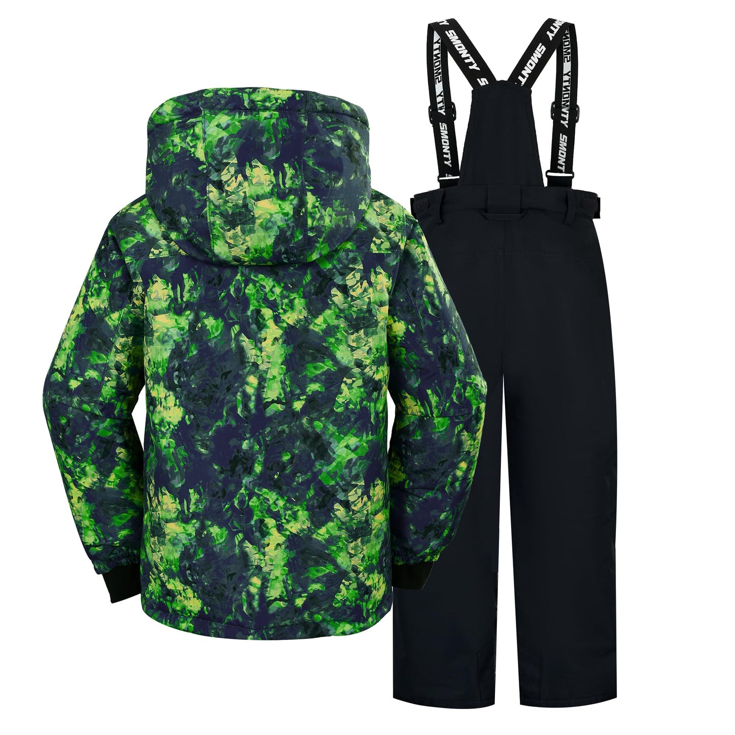 SMONTY SNOWER Boys' Snowsuit with Removable Hood, Ski Suit, Extra Warm, Winter Suit