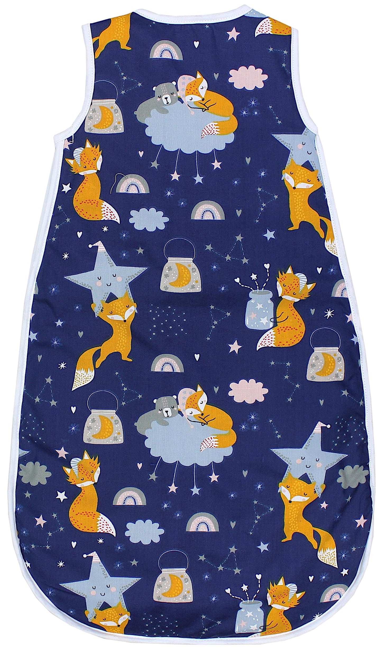 TupTam Baby Sleeping Bag 2.5 Tog - Oeko-Tex All-Year Sleeping Bag Children with Side Zip, Sleeveless