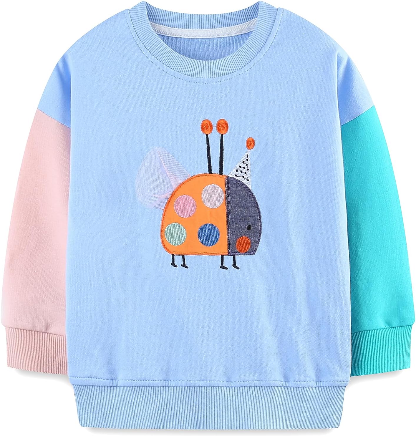 Mädchen Pullover für Kinder Langarmshirt Baumwolle Sweatshirt Winter Kleidung Langarm Tops 1-7 Jahre