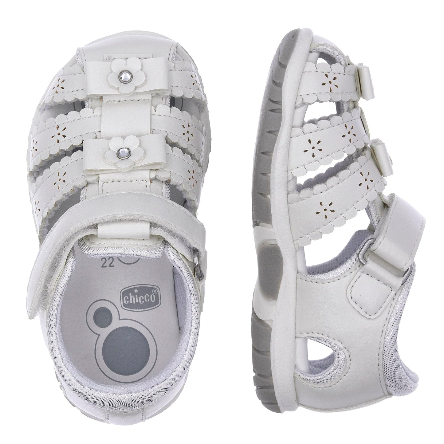 Chicco Mädchen Spinnen Riemen 2 Sandale – Bequeme Babyschuhe für kleine Abenteuer