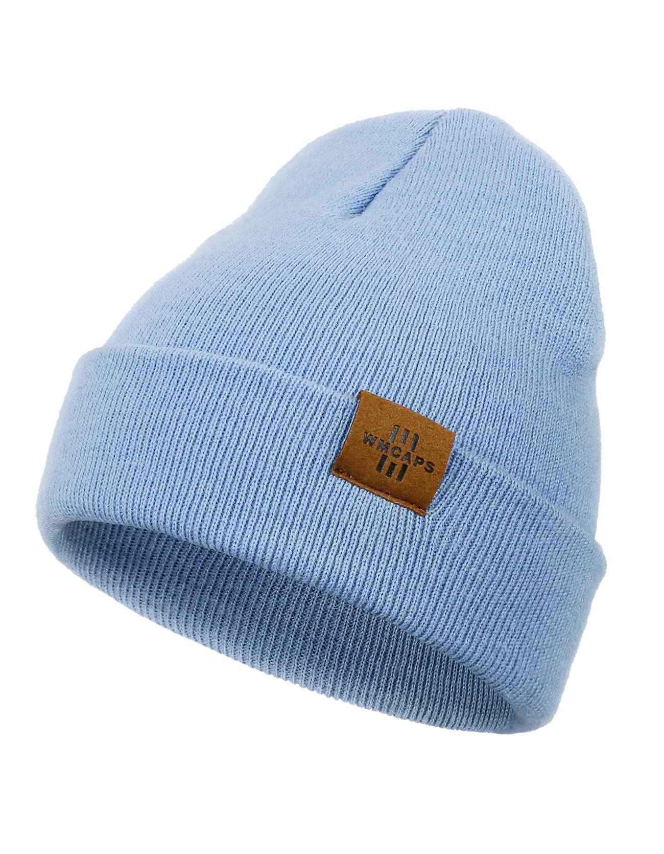 Wmcaps Mütze Kinder Jungen, Warme Weiche Wintermützen für Mädchen Kleinkind Baby, Doppellagige Strickmütze Kinder