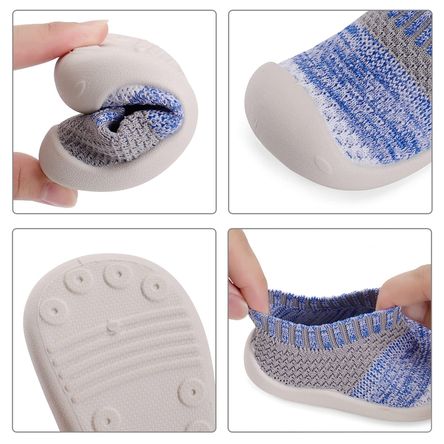 MK MATT KEELY Babyschuhe für Jungen - Sanfte Mesh atmungsaktive Lauf- und Krabbelschuhe für Babys 0-4 Jahre