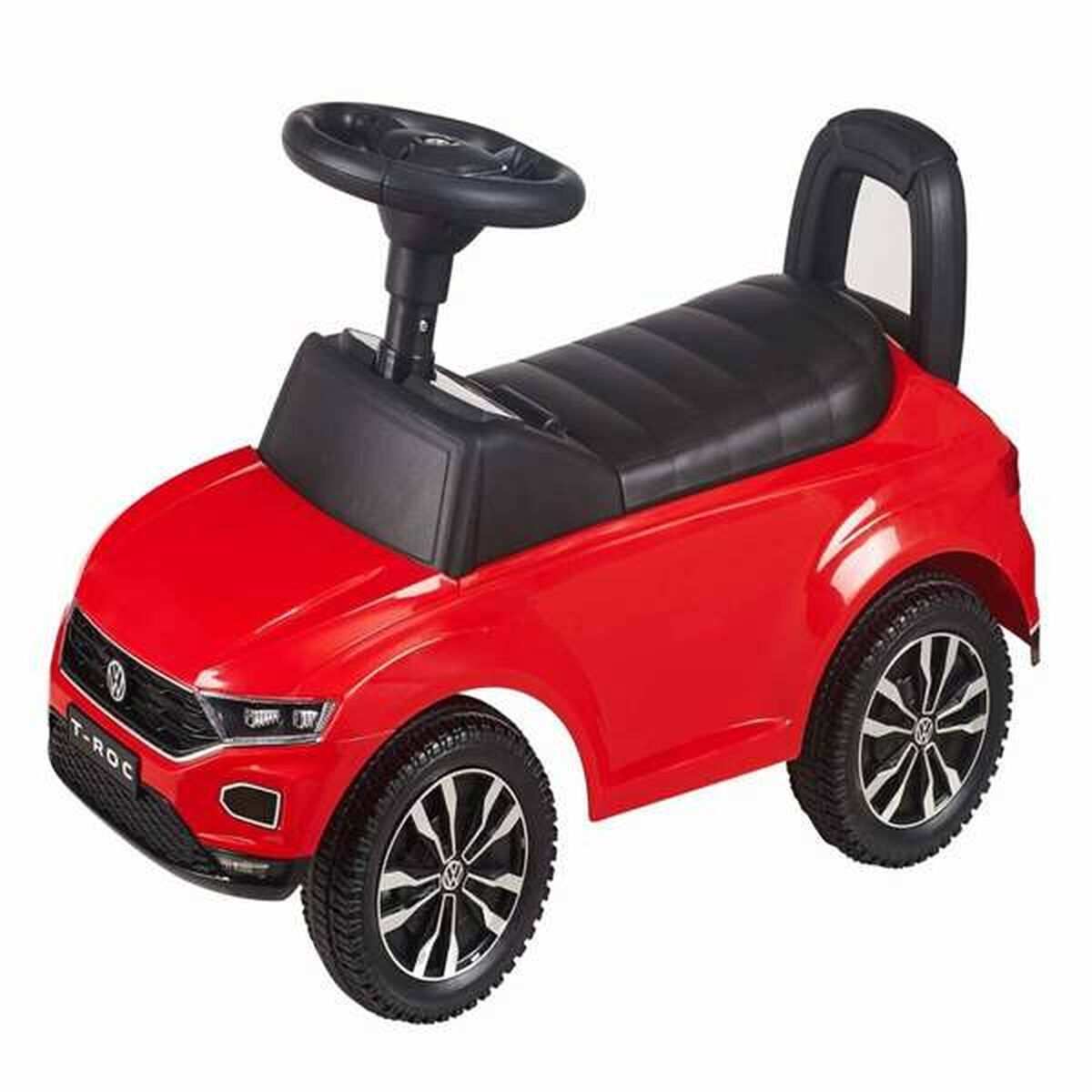 Rotes Rutschauto Injusa T-Roc für Kinder ab 2 Jahren, batteriebetrieben, Maße 64x30x39.5 cm
