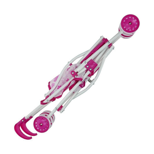 Puppenwägelchen Reig Biegsam Rosa 25,5 x 41,5 x 55,5 cm - Meloni2