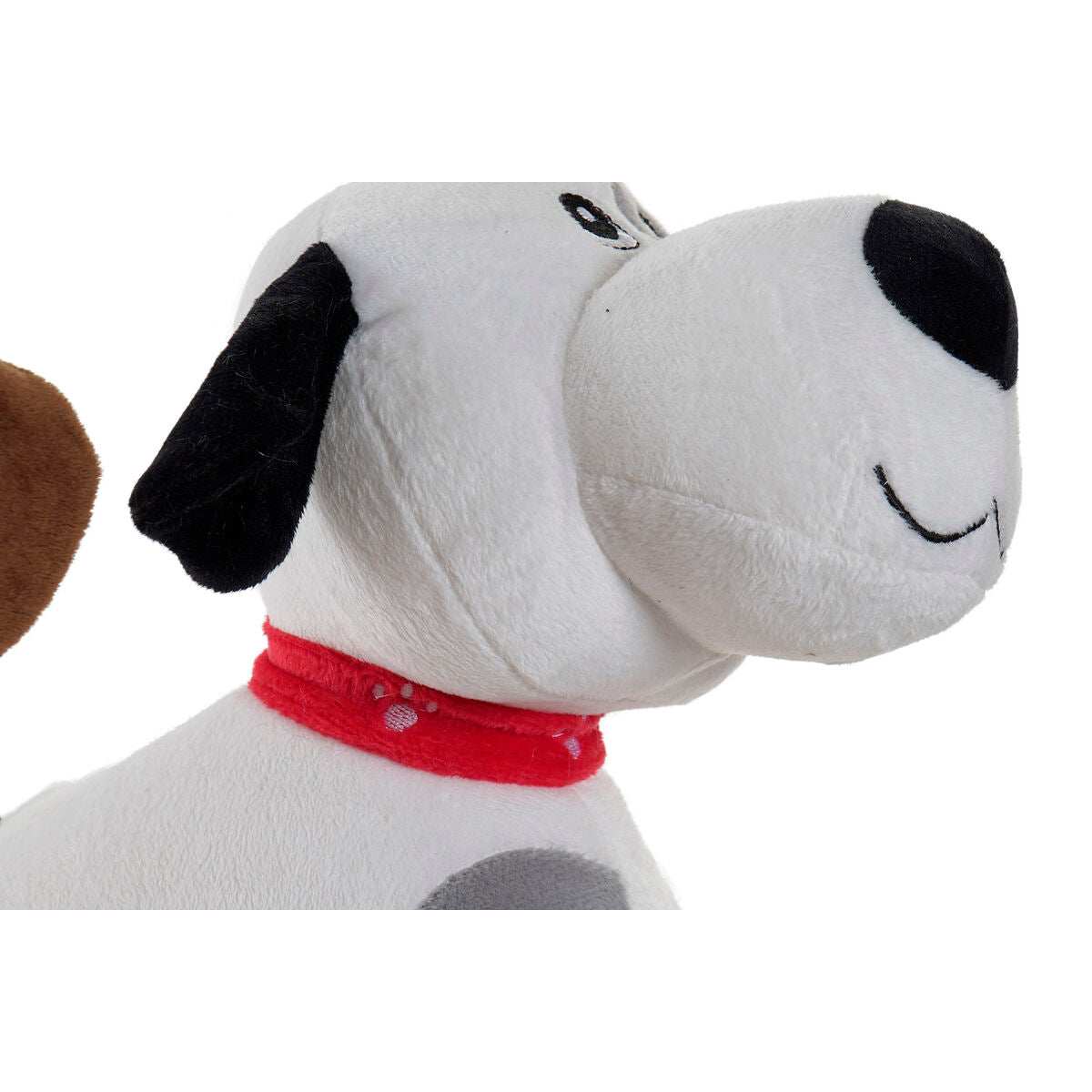Plüschtier Home ESPRIT Weiß Braun Grau Polyester Hund 22 x 21 x 26 cm (4 Stück) - Meloni2
