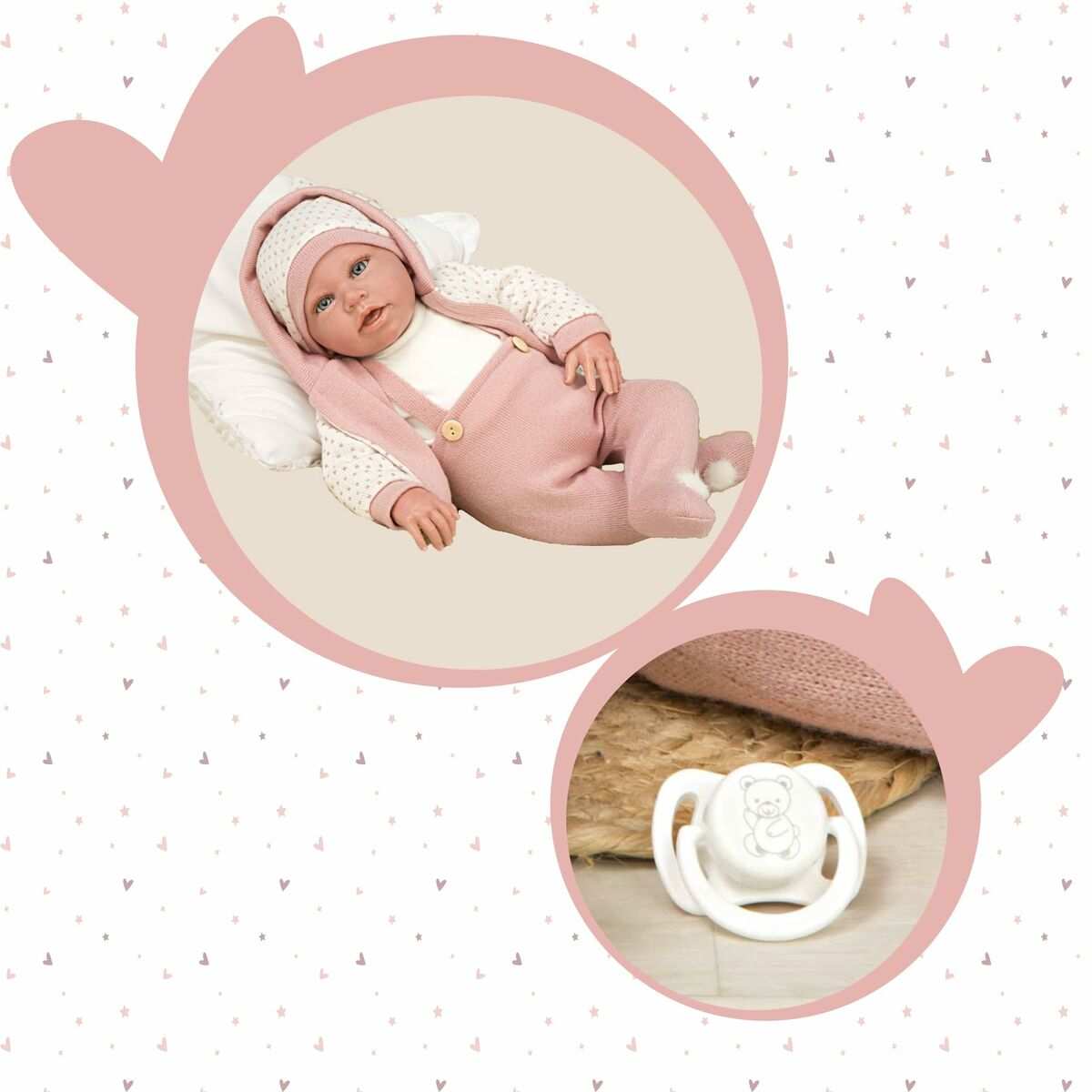 Babypuppe Arias Elegance Anuk 54 cm - Meloni2